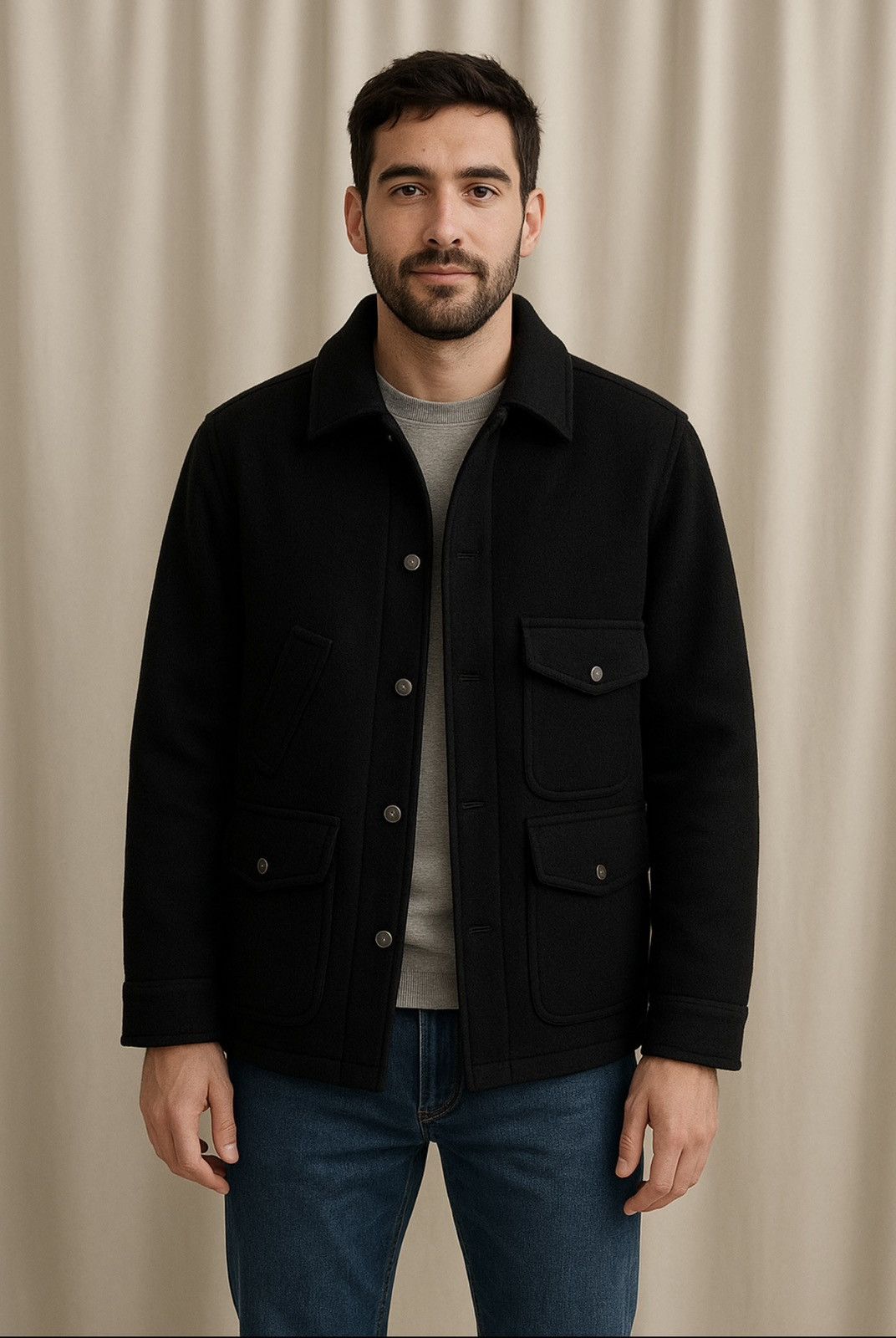 Polo Ralph Lauren 80s POLO RALPH LAUREN WOOL JACKET MADE IN ITALY Size US M / EU 48-50 / 2 - 12 Thumbnail