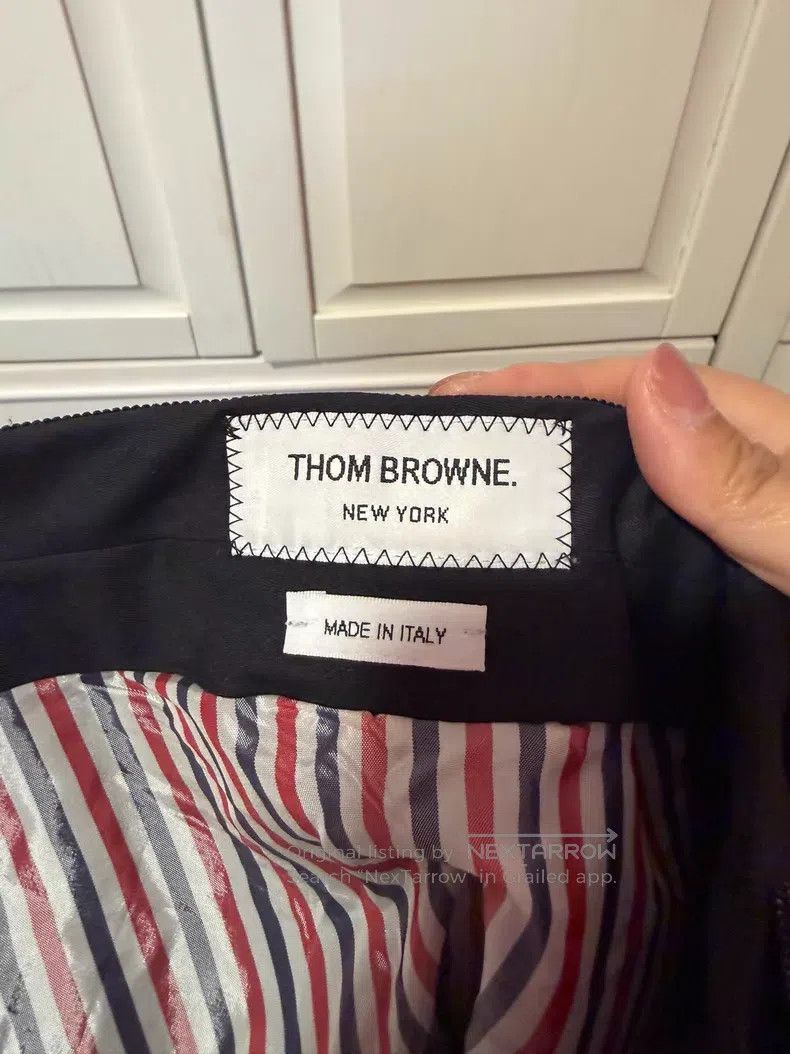Thom Browne Thom Browne Denim Pleated Skirt Size 27" / US 4 / IT 40 - 4 Thumbnail