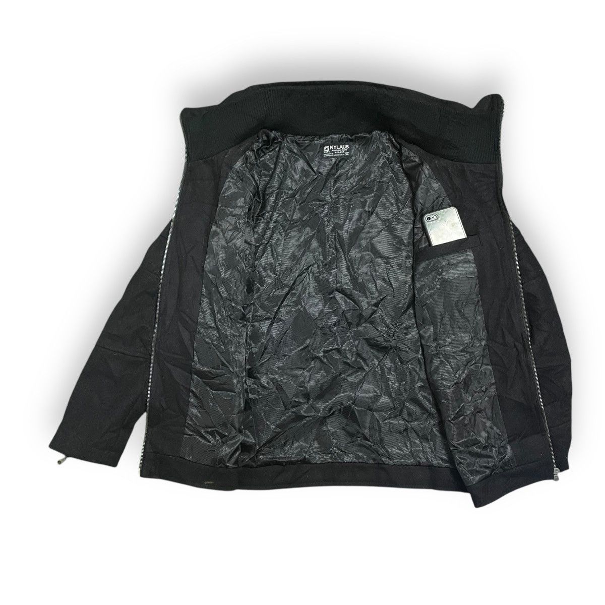 If Six Was Nine 🇯🇵 NYLAUS MULTIPOCKET PUNK GOTHIC ZIPPER WOOL JACKET Size US XL / EU 56 / 4 - 8 Thumbnail