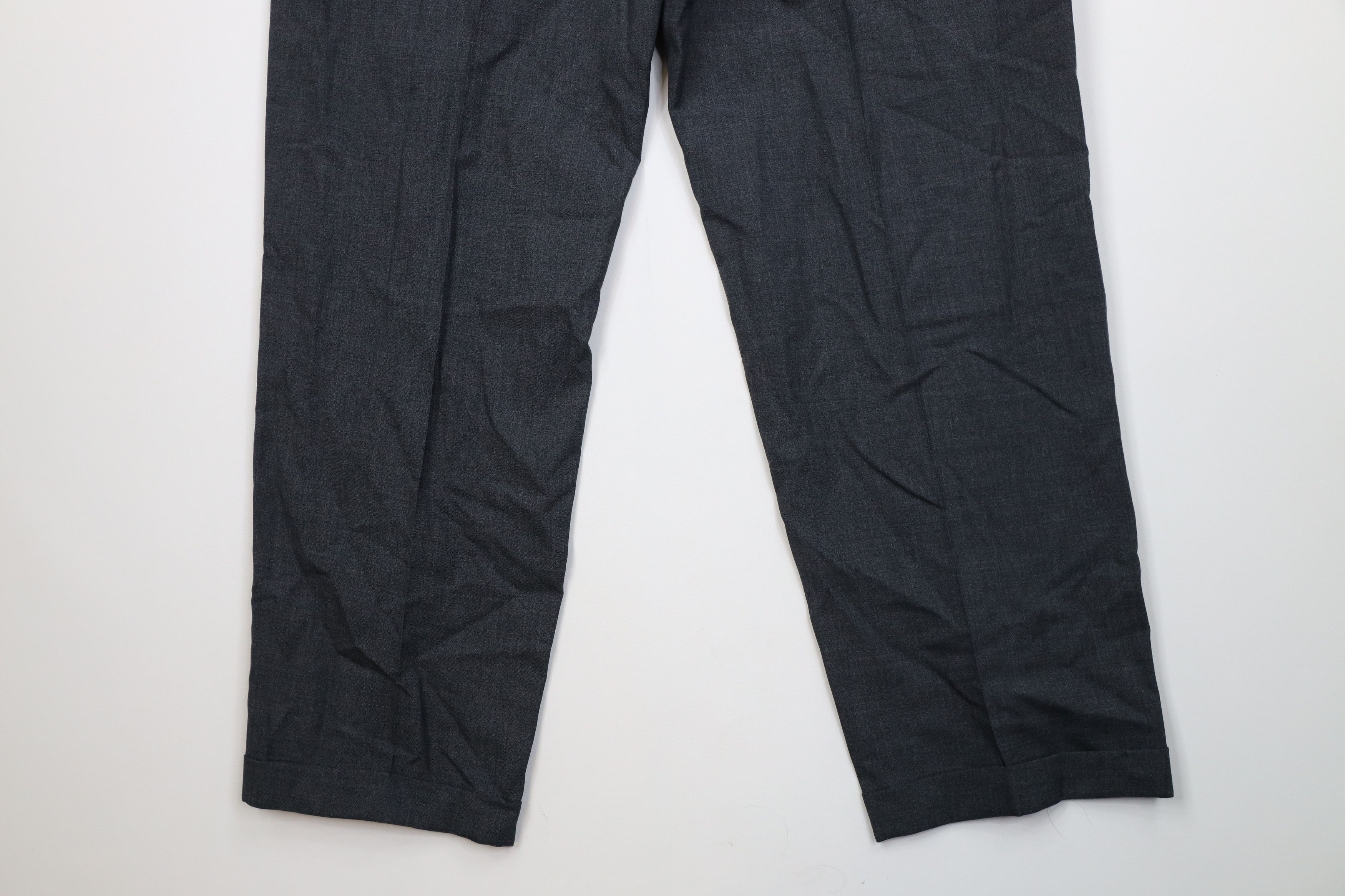 Lands' End Vintage 90s Lands End Wide Leg Chino Pants Heather Gray USA Size US 36 / EU 52 - 11 Thumbnail