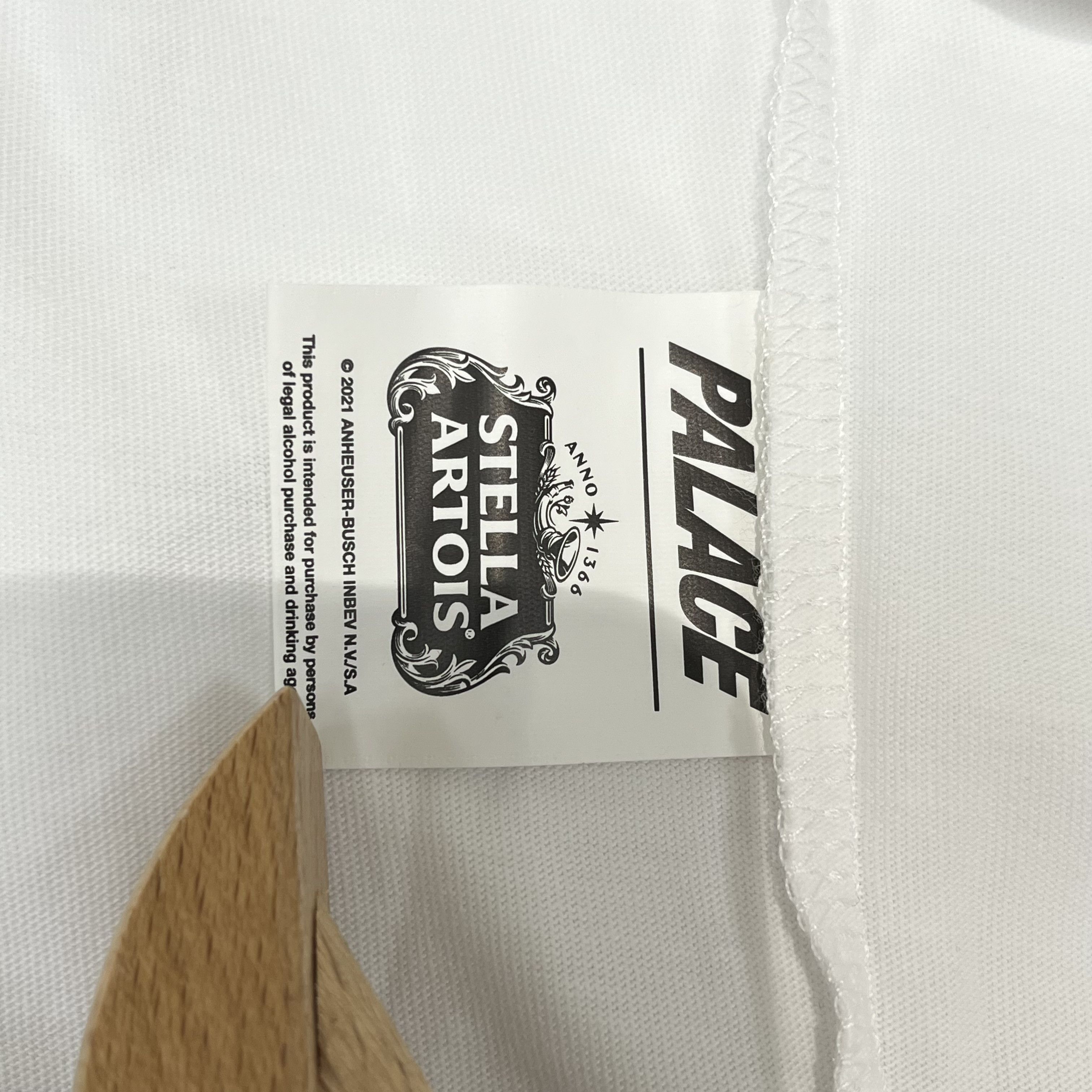 Palace Palace Stella Artois Cartouche Tee White Size US S / EU 44-46 / 1 - 4 Thumbnail