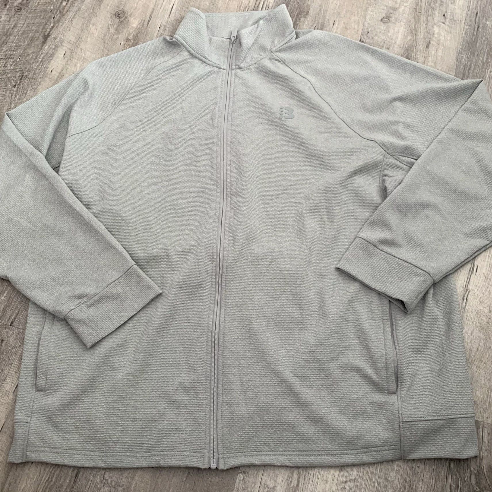 Bench Bench Urbanwear Jacket Mens XXL Gray Full Zip Lightweight Stretch Athletic Size US XXL / EU 58 / 5 - 6 Thumbnail