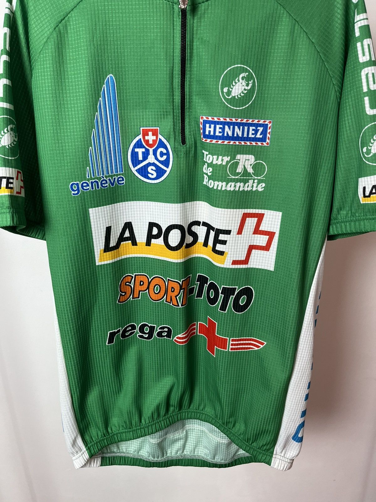 Vintage Vintage Castelli Tour De Romande cycling jersey Italy XXL Size US XXL / EU 58 / 5 - 4 Thumbnail