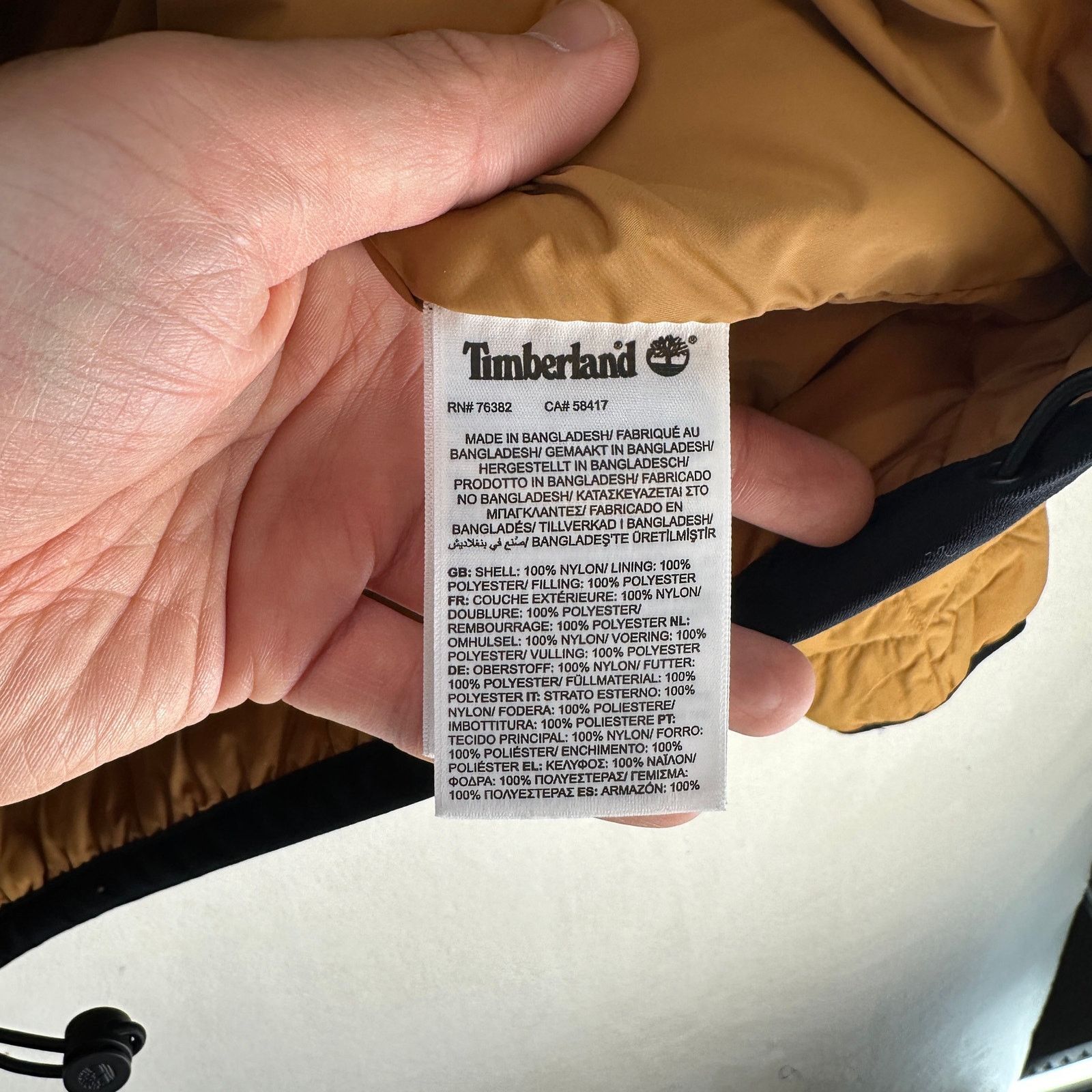 Timberland TIMBERLAND MEN'S X-LARGE WHEAT ZIP UP QUILTED CARGO JACKET Size US XL / EU 56 / 4 - 3 Thumbnail