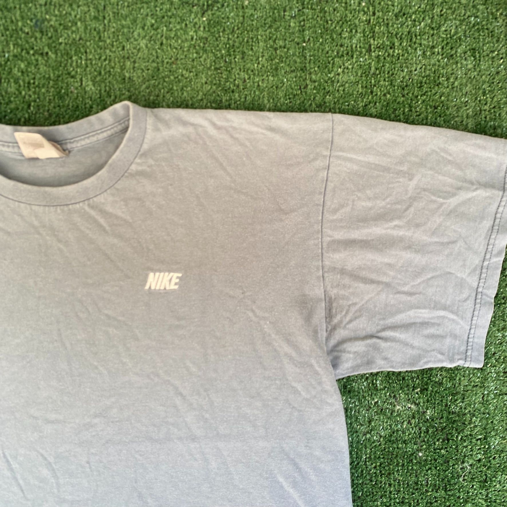 Nike Vintage Y2K Nike Logo Shirt Blue Embroidered Athletic Tee Size US L / EU 52-54 / 3 - 2 Thumbnail