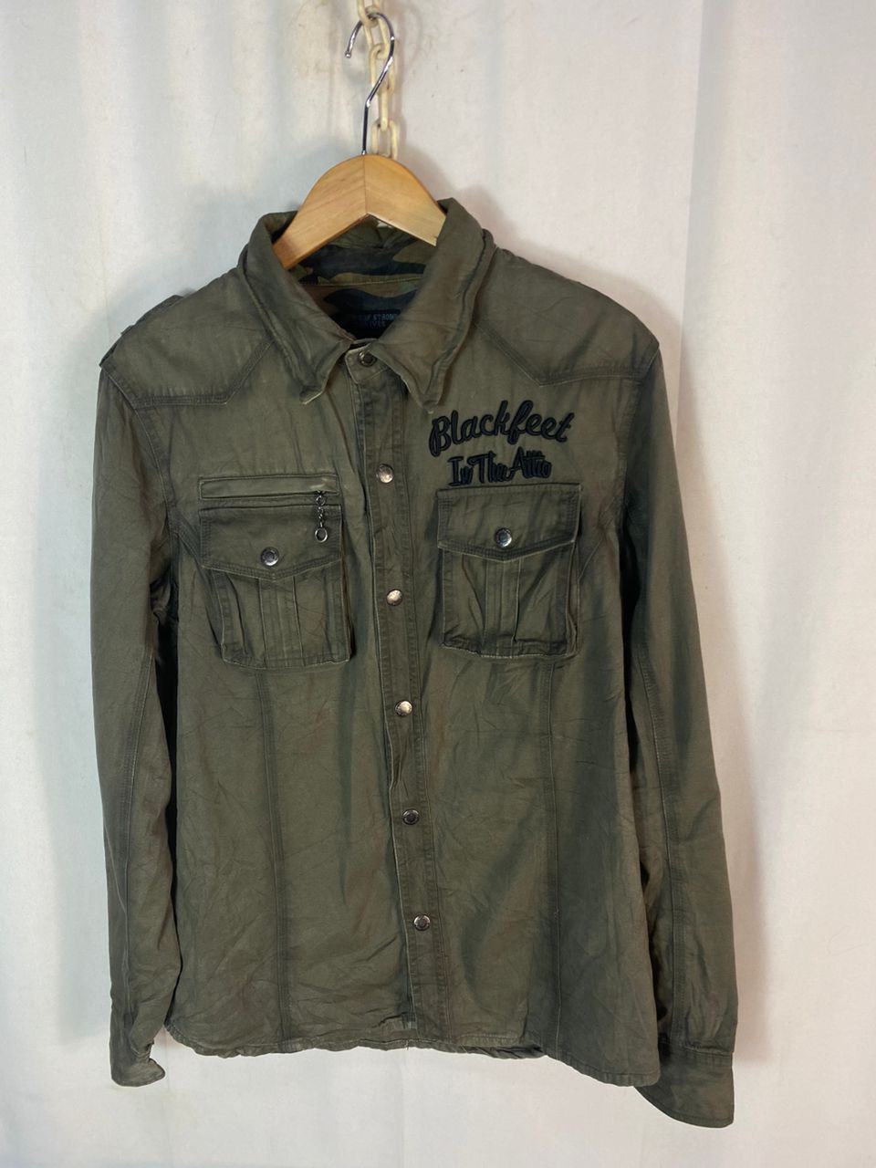 In The Attic × Seditionaries In the attic spellout snap button long sleeve shirt Size US M / EU 48-50 / 2 - 1 Thumbnail