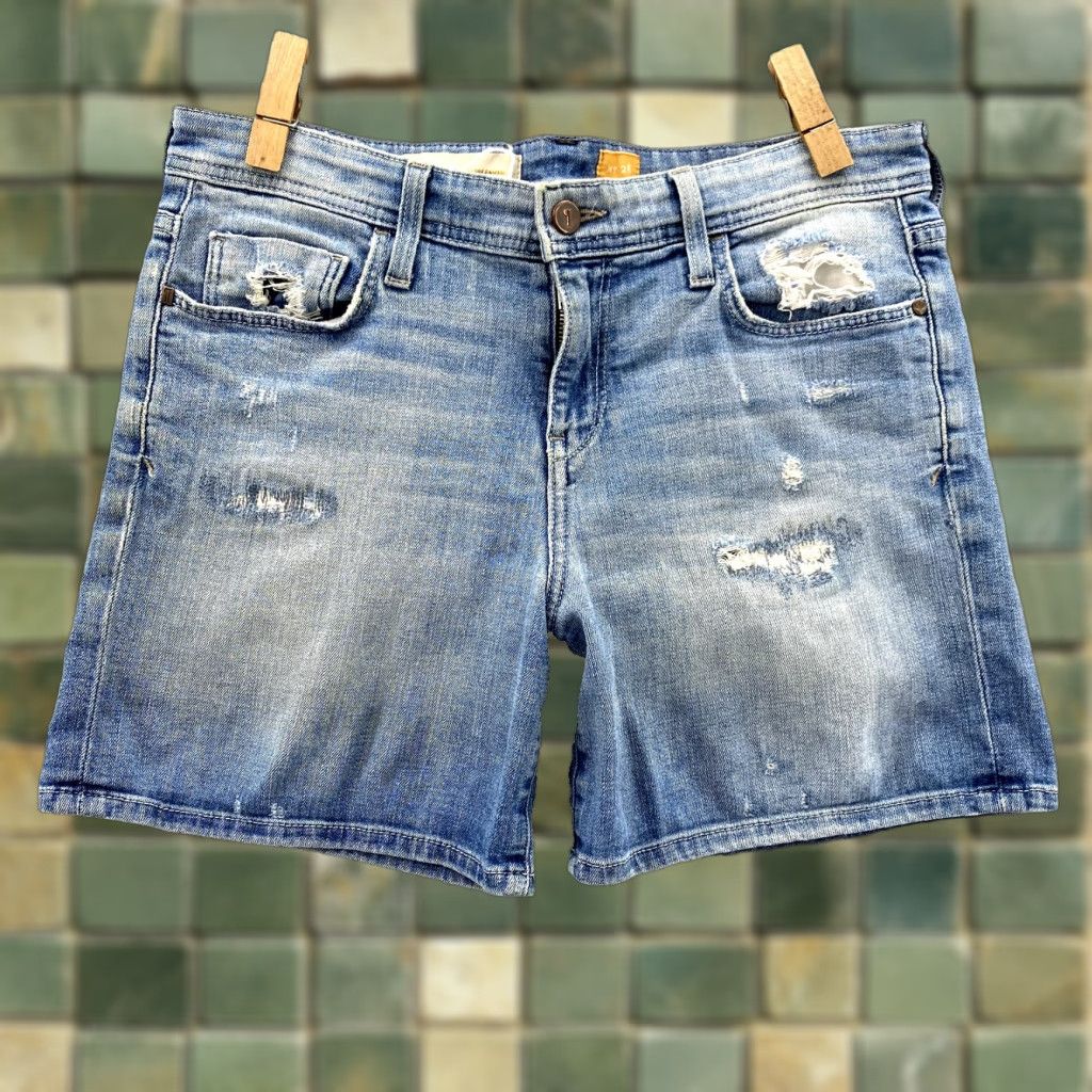 Anthropologie Anthropologie Pilcro Hyphen Jean Shorts Women's 32" Jorts Boho 90's Classic Y2k Size 28" / US 6 / IT 42 - 1 Thumbnail