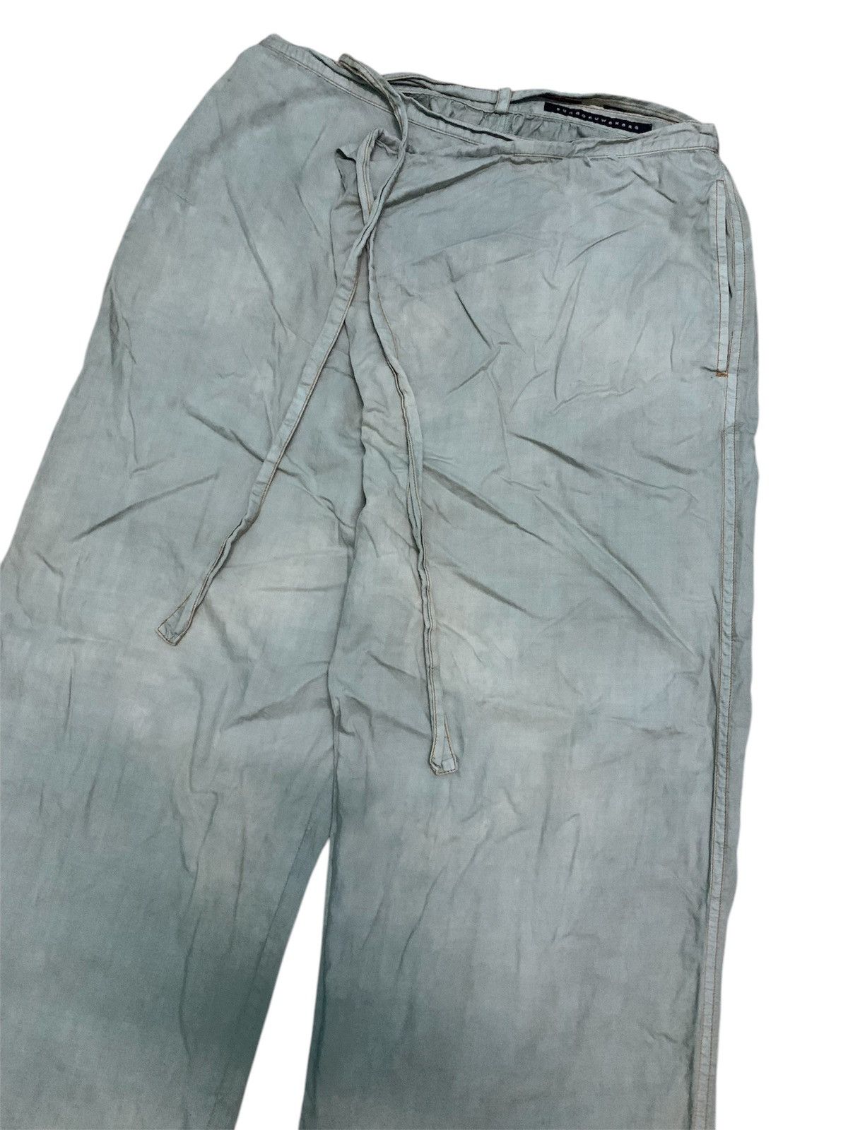 Issey Miyake × Japanese Brand 💥Vtg Issey Miyake Sunaokuwahara Sun Faded Baggy Pant Size US 31 - 6 Thumbnail