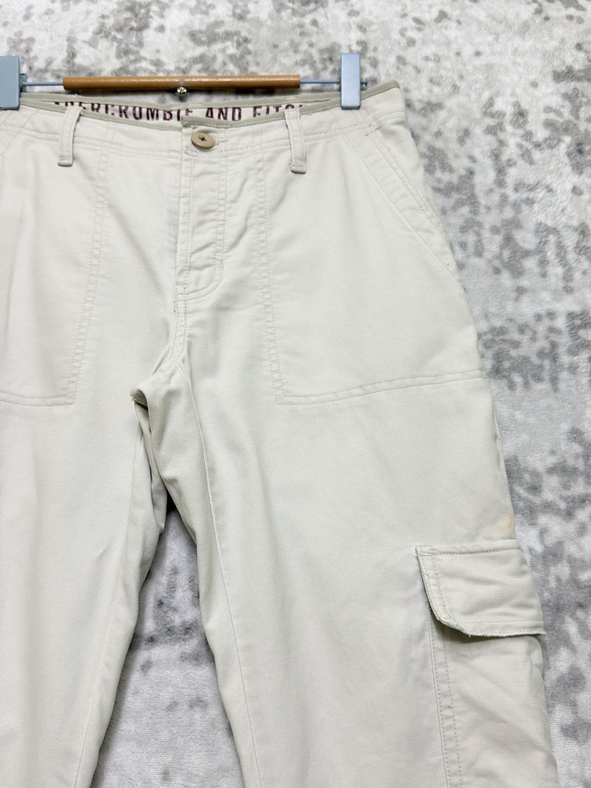 Abercrombie & Fitch Abercrombie & Fitch Flare Cargo Zipper Ankle Multipocket Size US 29 - 5 Thumbnail