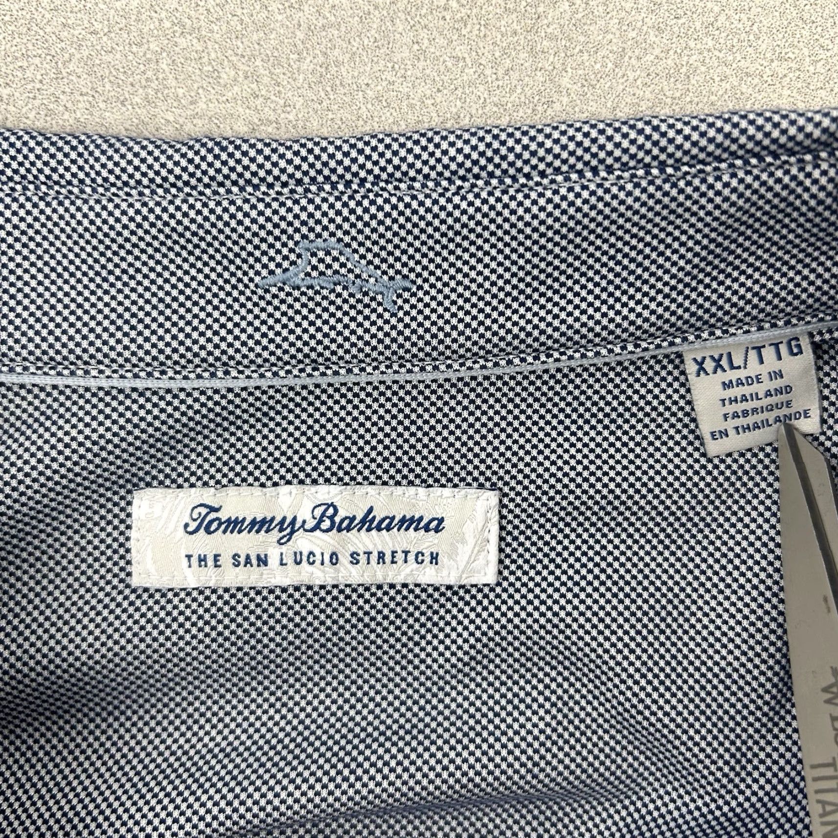 Tommy Bahama Tommy Bahama Shirt Mens 2XL Blue San Lucio Stretch IslandZone Long Sleeve Button-Up Shirt Mens Size US XXL / EU 58 / 5 - 3 Thumbnail