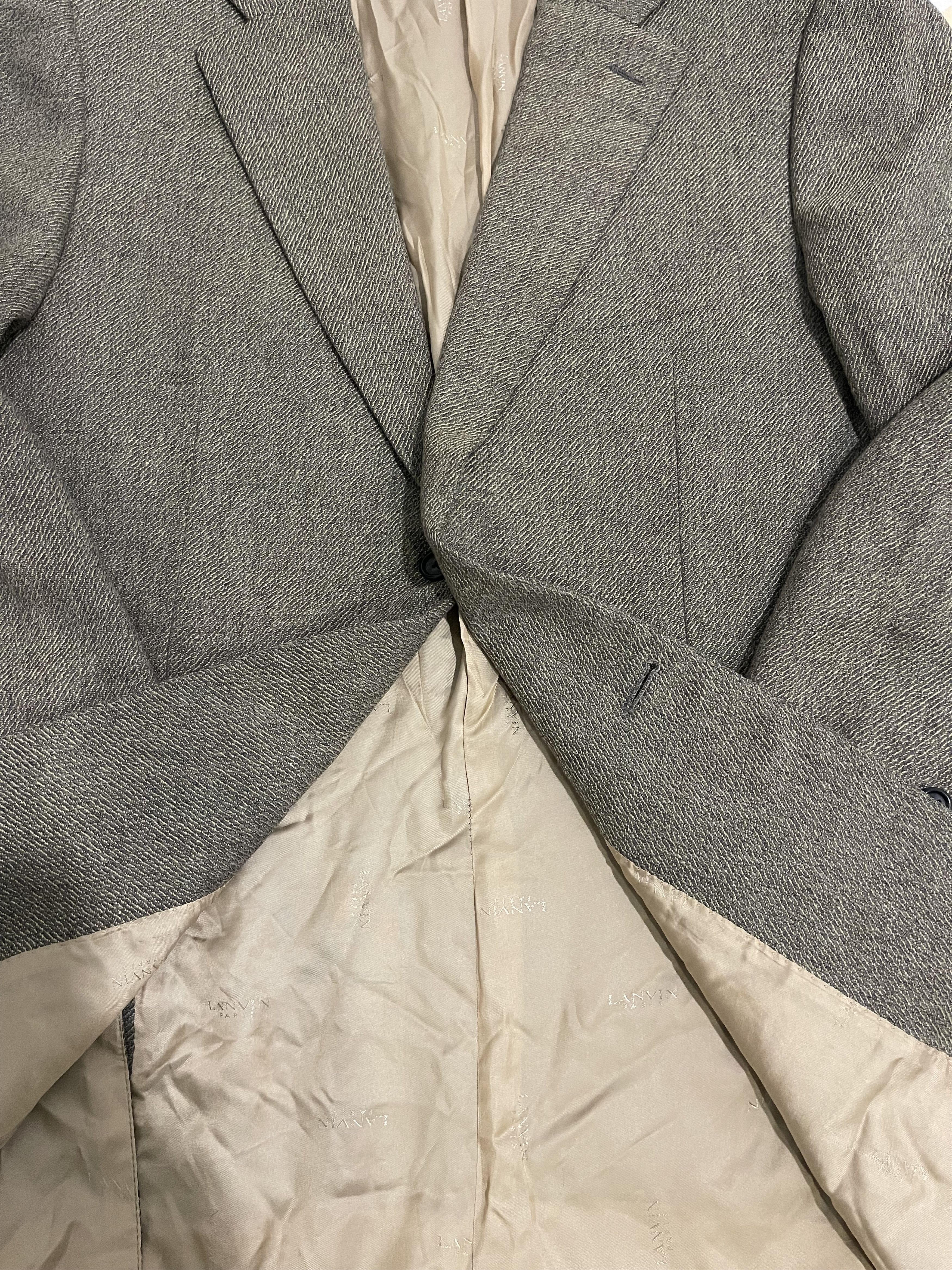 Lanvin Vintage Lanvin lambs Wool Blazer Made in Italy Size 50R - 7 Thumbnail