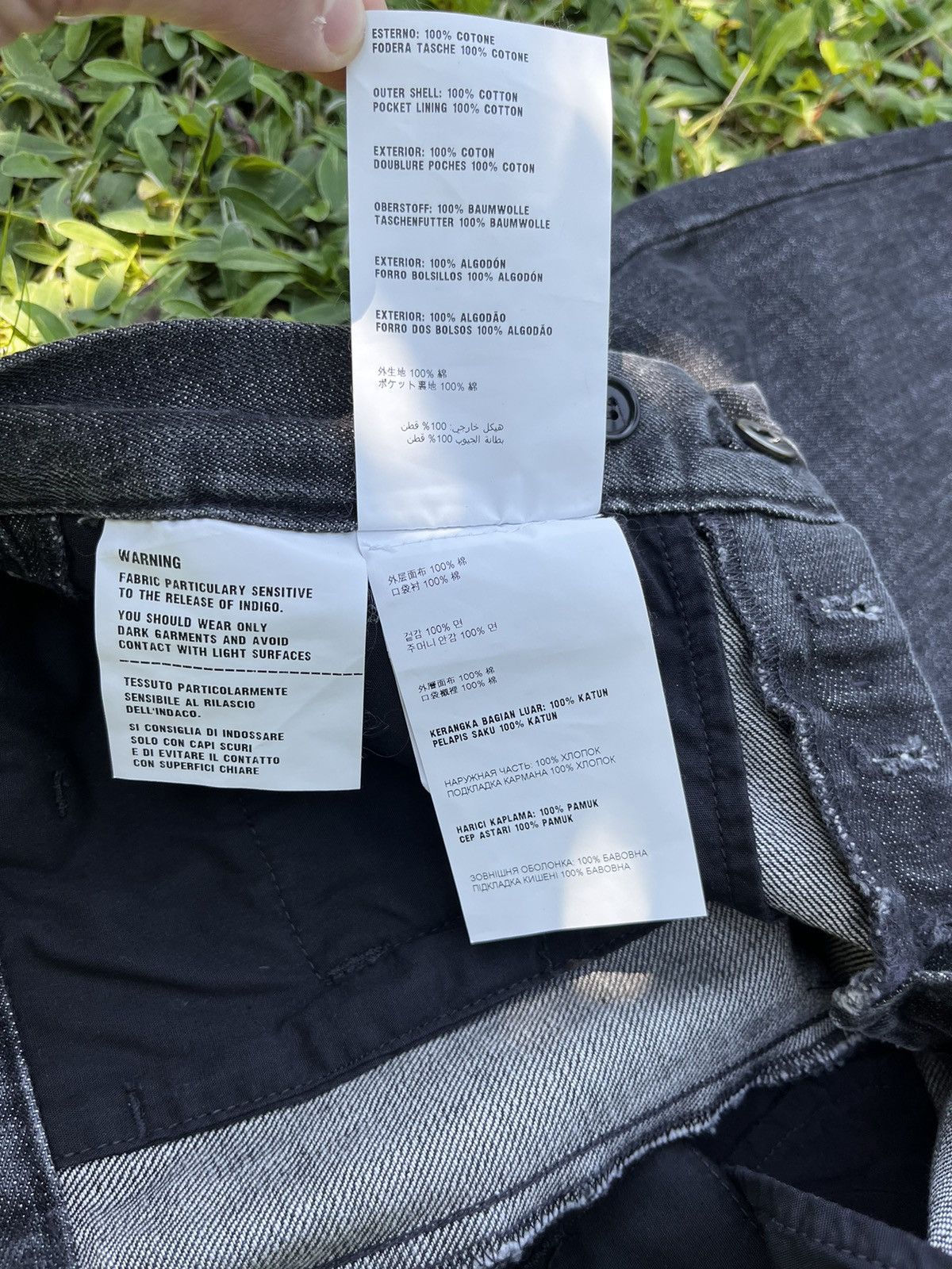 Prada 🔴 PRADA 2012 BLACK TAB LUXURY DENIM STREETWEAR Y2K JEANS Size US 29 - 14 Thumbnail