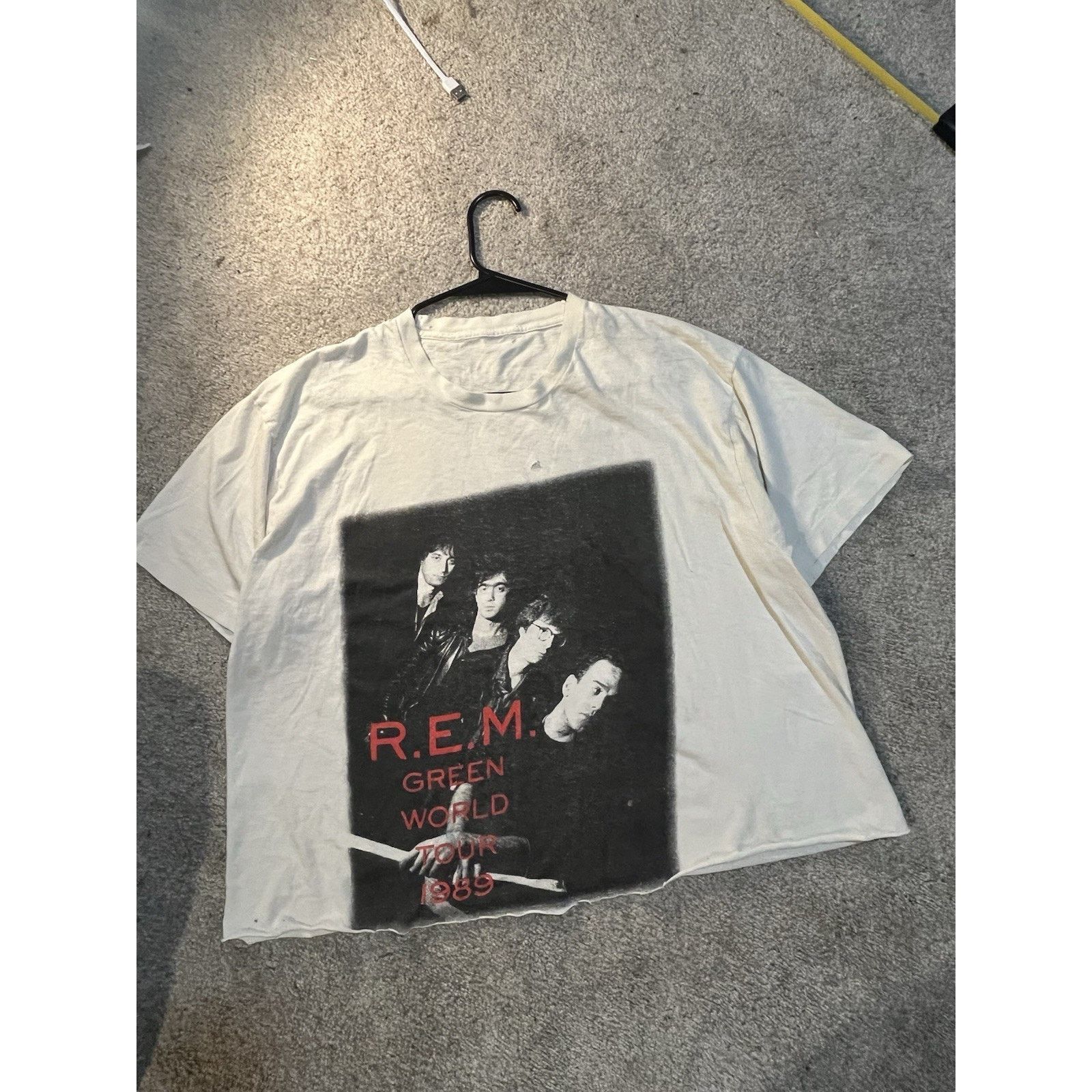 Giant 1989 R.E.M. tshirt Green World Tour band super rare L/XL Size US L / EU 52-54 / 3 - 1 Thumbnail