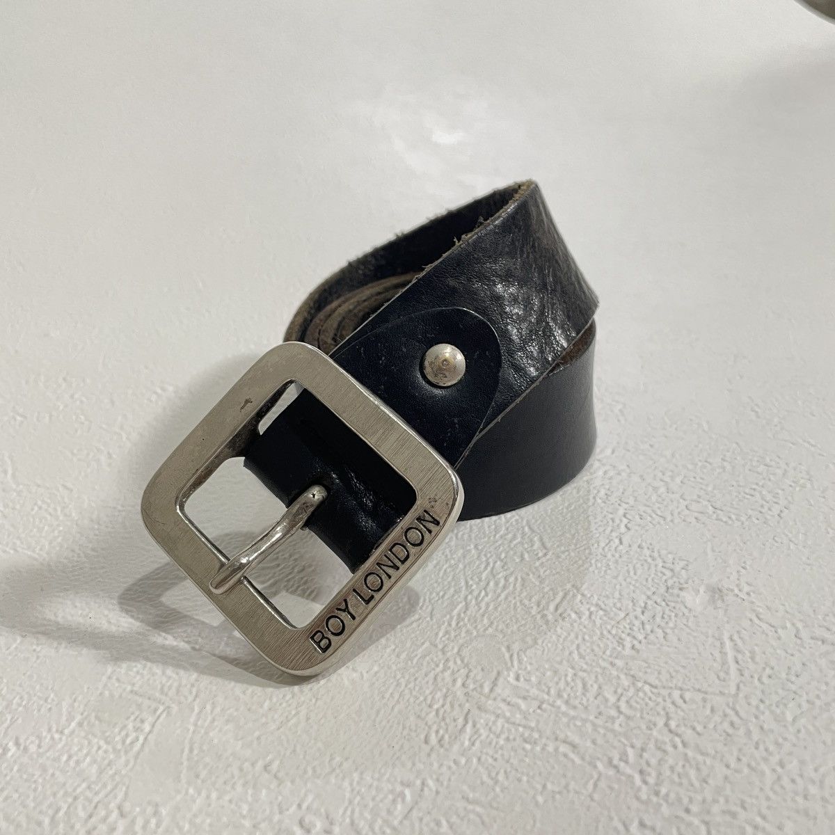 Boy London Vintage Boy London Black Leather Belts Size ONE SIZE - 1 Thumbnail