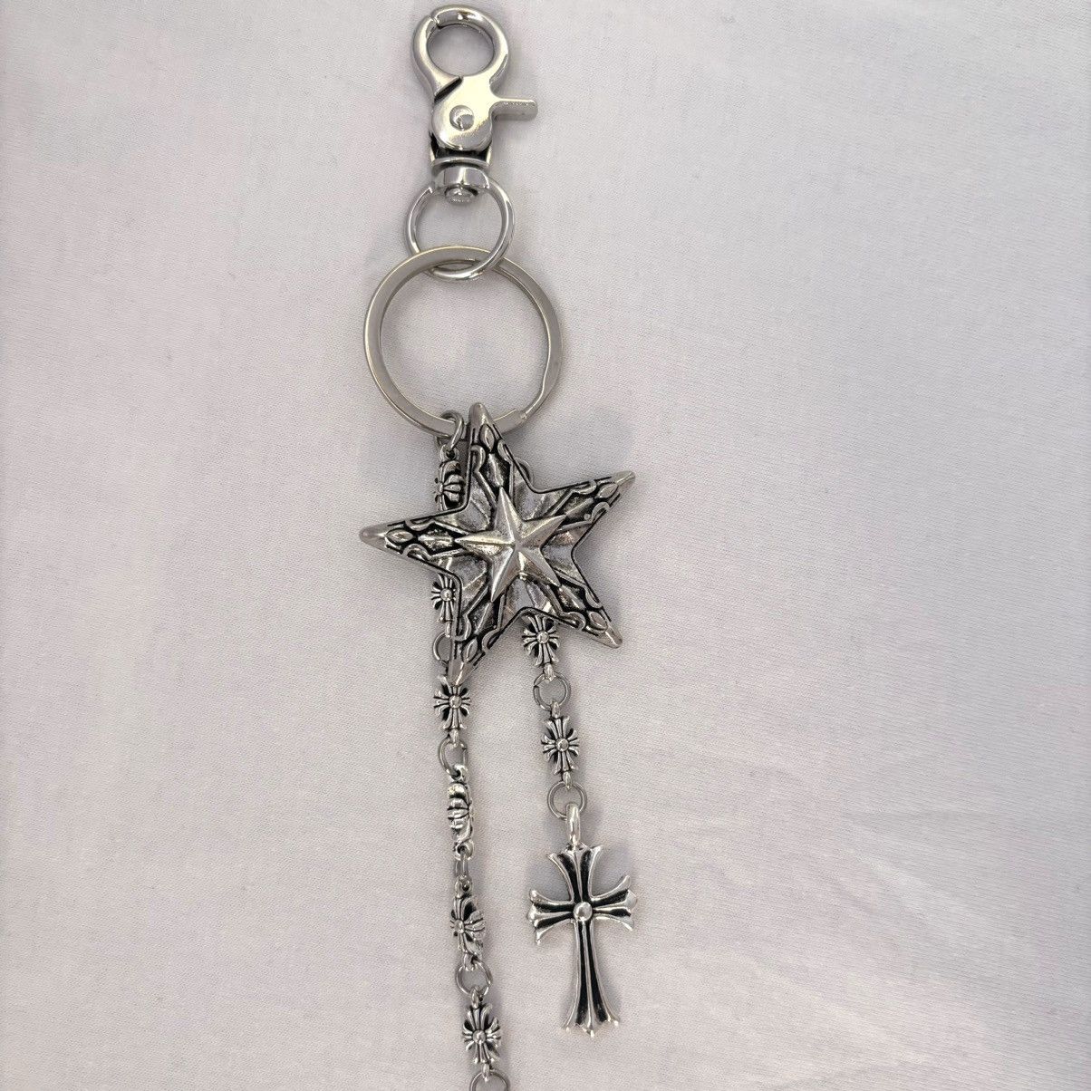 Other Pentagram Star Cross Pants Chain for Men Women,Jeans Chain Size ONE SIZE - 4 Thumbnail