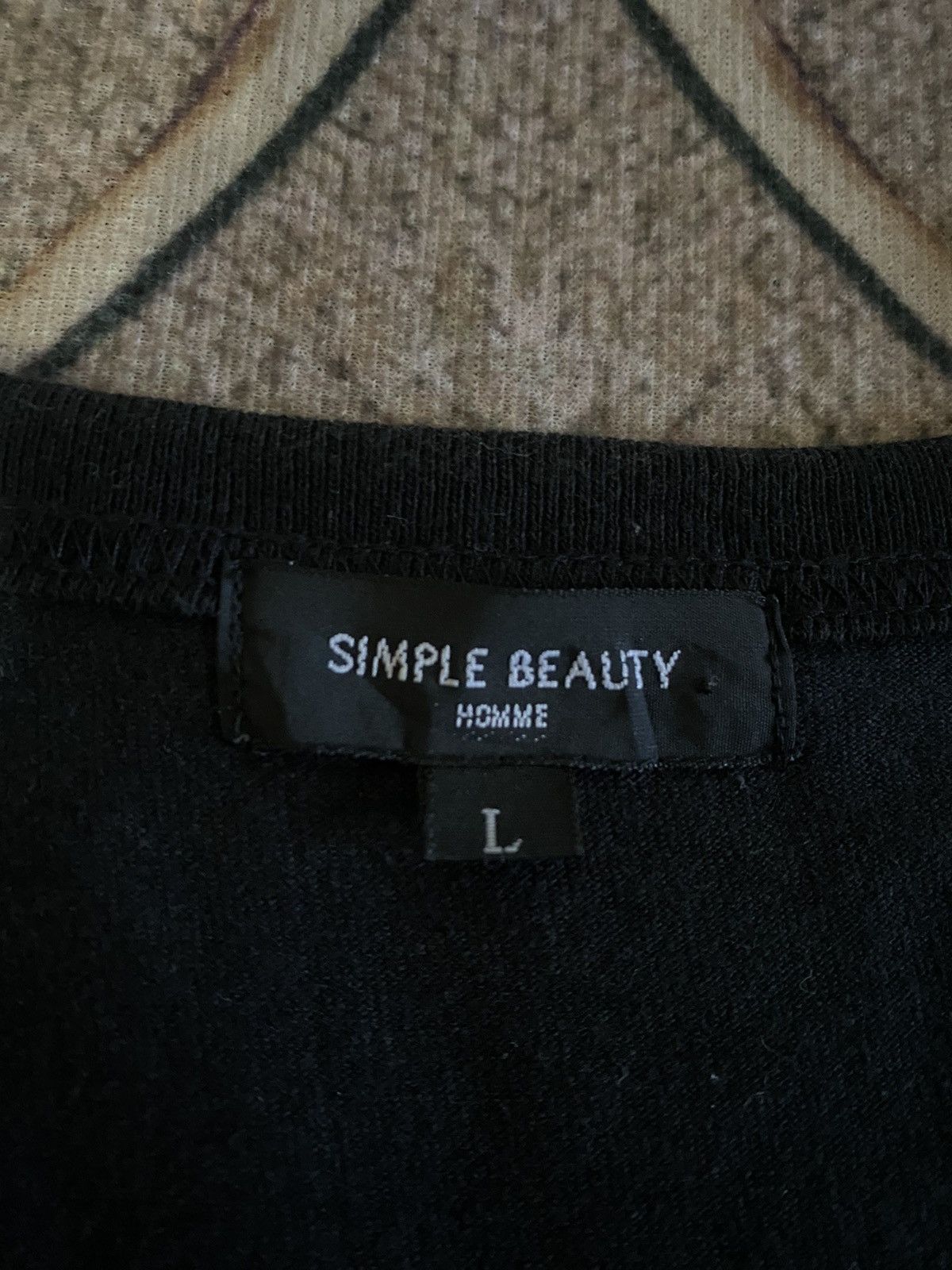 Beauty Beast Japanese Brand Simple Beauty homme Joking beer V Neck Tee Size US S / EU 44-46 / 1 - 4 Thumbnail