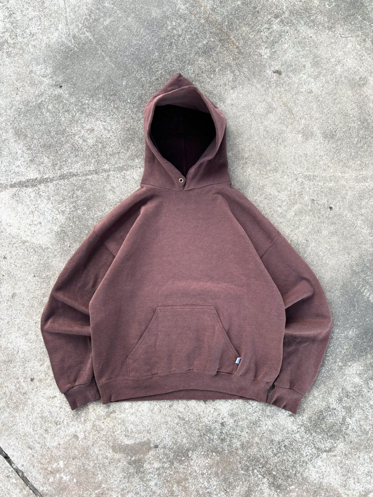 Vintage Faded Discus Athletic Hoodie Brown Size US M / EU 48-50 / 2 - 1 Thumbnail