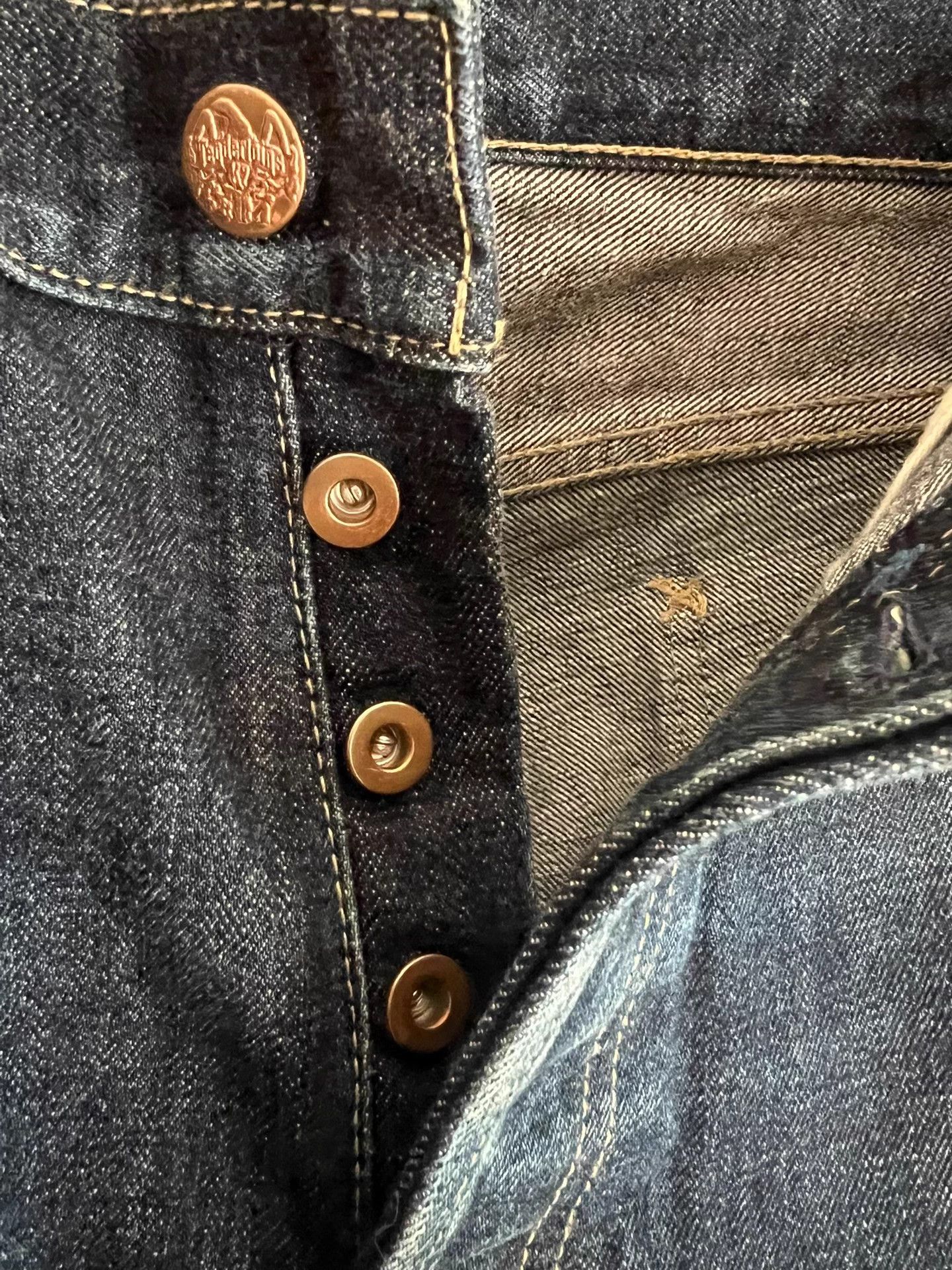 Tenderloin Tenderloin K7 Era Raw Denim Heavy Straight Fit Jeans Size US 32 / EU 48 - 5 Thumbnail