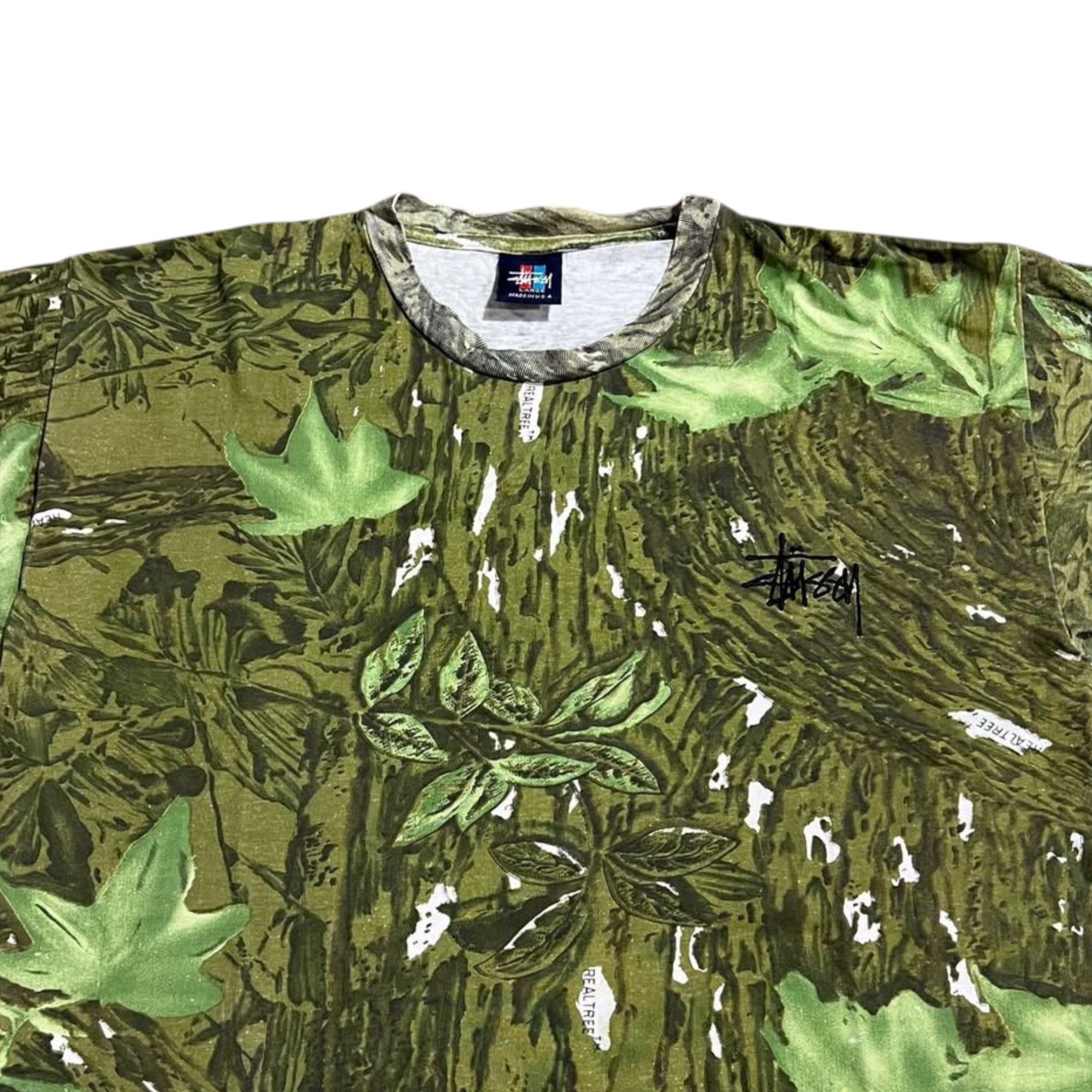 Stussy Vintage 1900s Stussy Realtree All Over Print T-Shirt Size US L / EU 52-54 / 3 - 2 Thumbnail