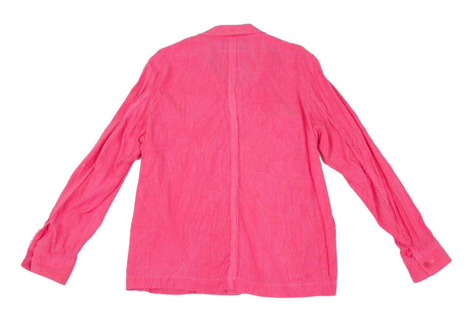 Issey Miyake Pink Pleated Tape Design Jacket in Good Condition Size US L / EU 52-54 / 3 - 15 Thumbnail