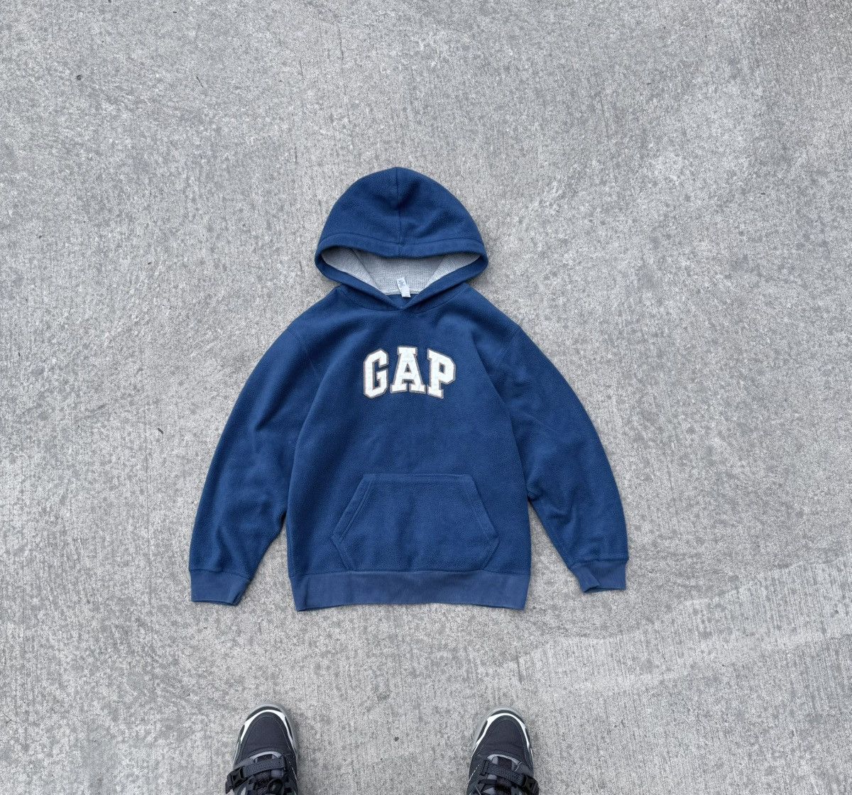 Other Vintage GAP Y2K avantgarde streetwear fleece hoodie Size US XS / EU 42 / 0 - 2 Thumbnail