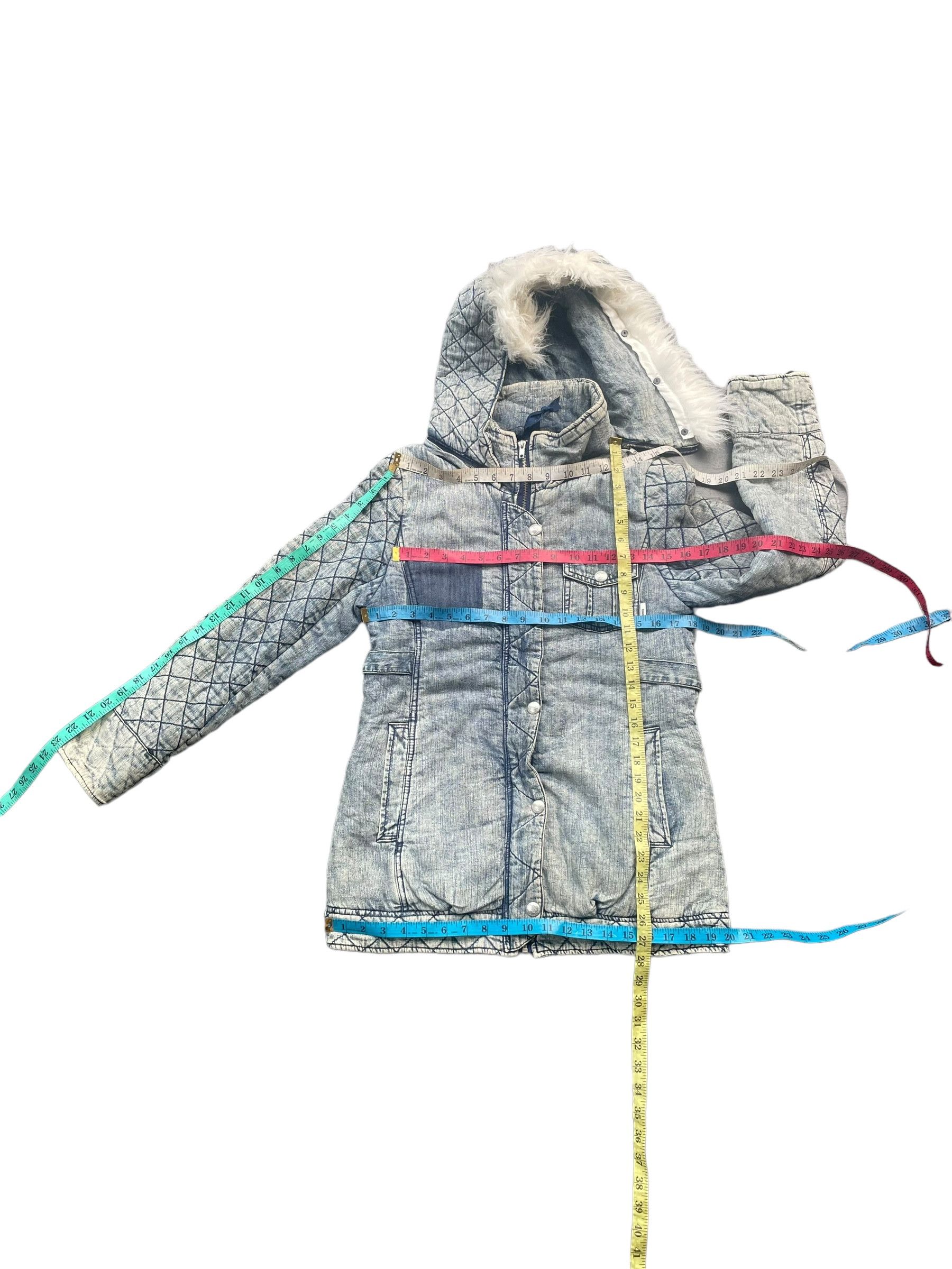 Japanese Brand Backs Denim Parka Jacket Size S / US 4 / IT 40 - 5 Thumbnail