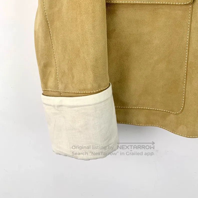 Loewe Loewe Brown Leather Collar Single Breasted Long Sleeve Jac Size XXS / US 00 / IT 34 - 4 Thumbnail