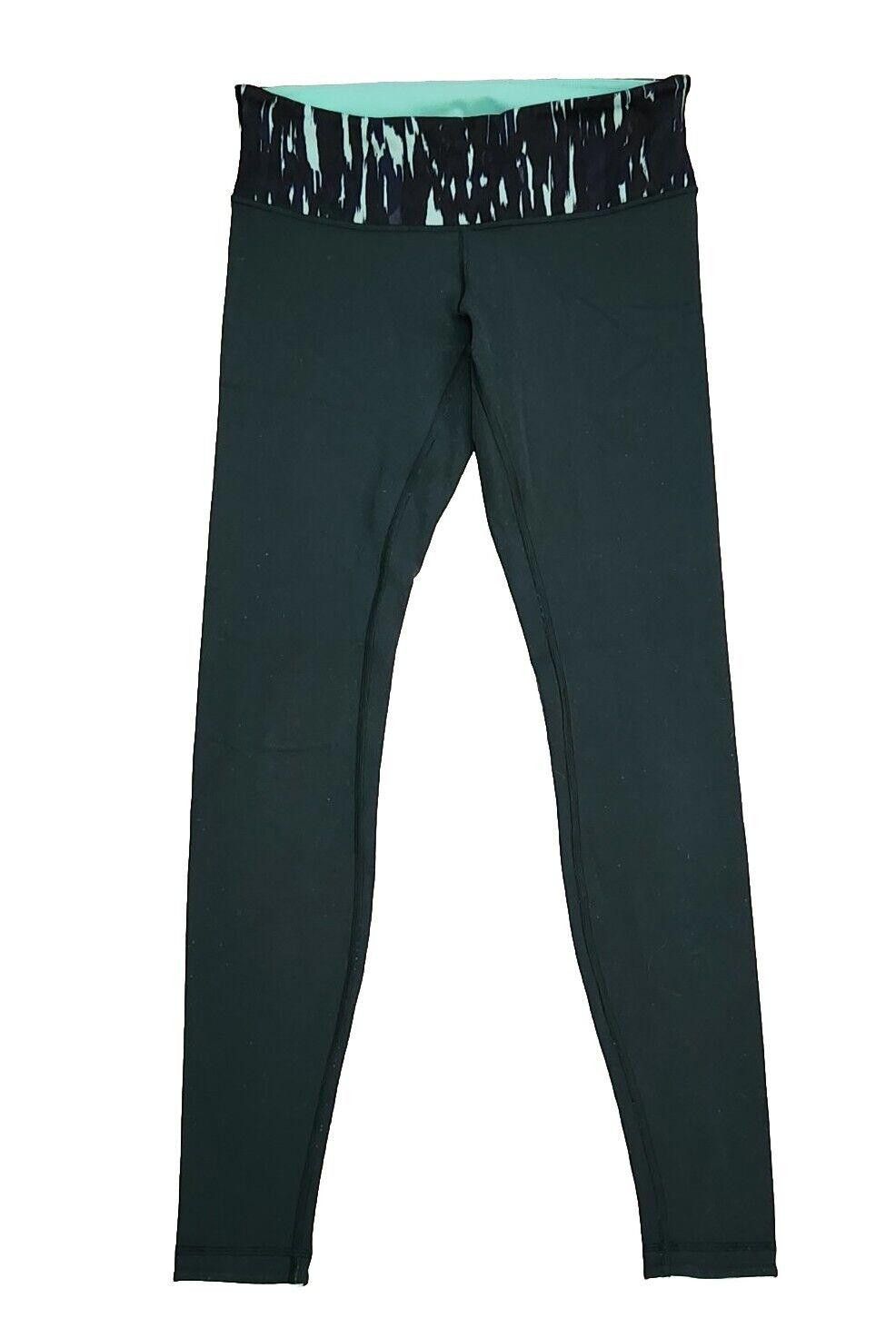 Designer Lululemon Leggings Wunder Under Pant III Reversible 8 Green Size 30" / US 8 / IT 44 - 1 Thumbnail