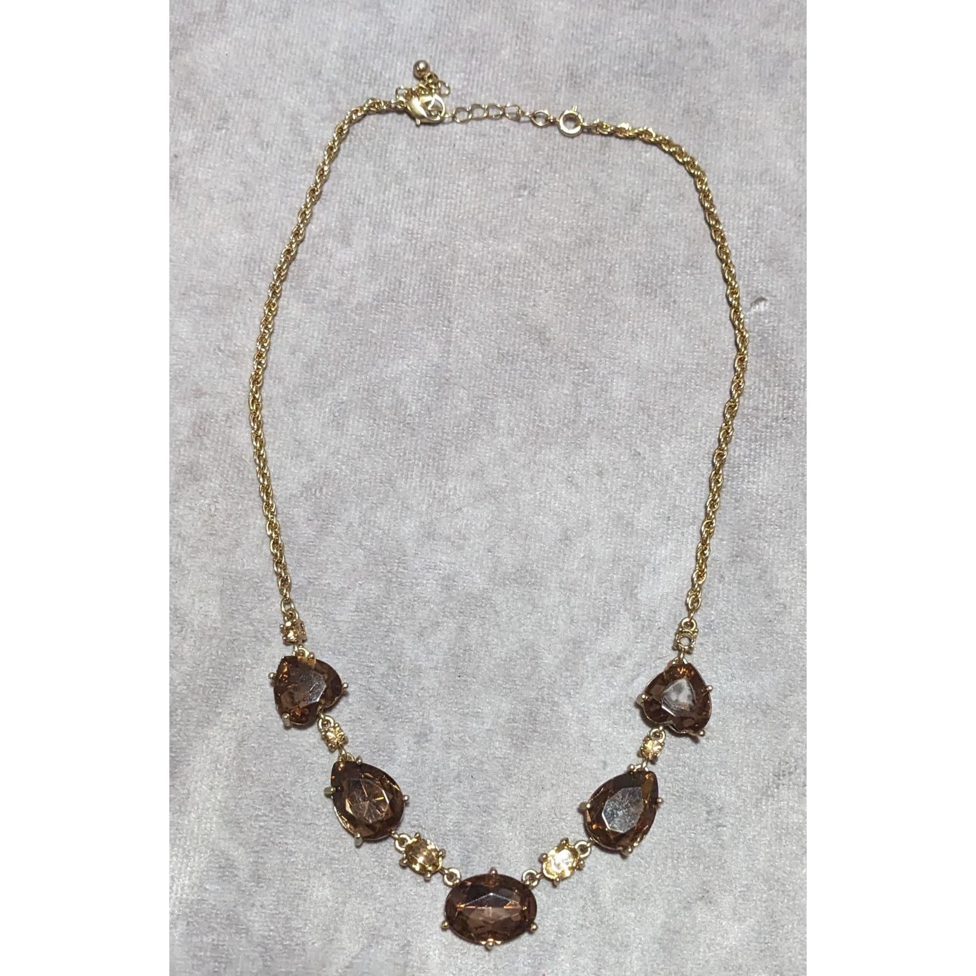 Other Elegant Brown Glass Necklace Size ONE SIZE - 13 Thumbnail