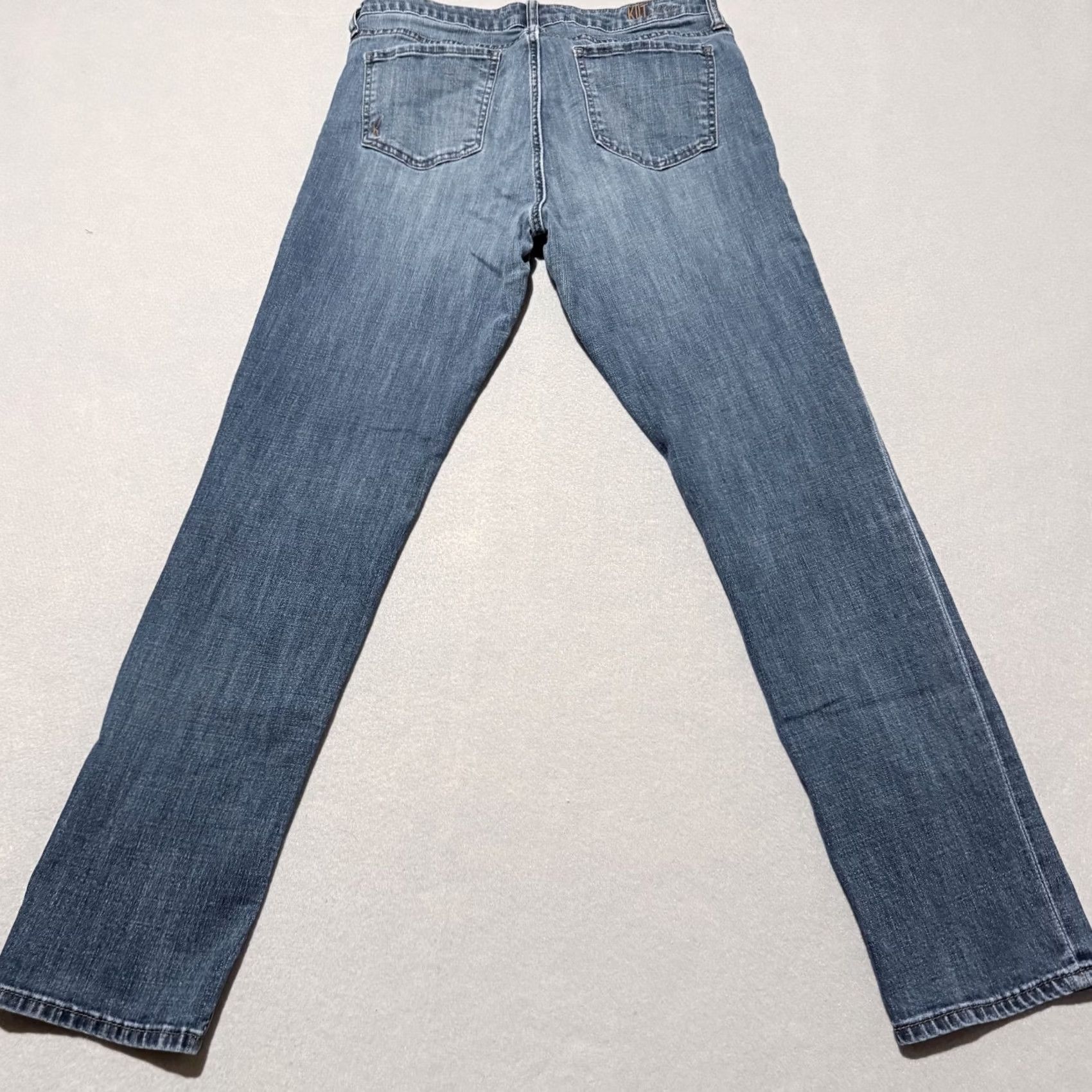 Vintage Kut from the Kloth Jeans Women's Blue Denim Low Rise Straight Fit Zip Fly - 8 Size 30" / US 8 / IT 44 - 2 Thumbnail