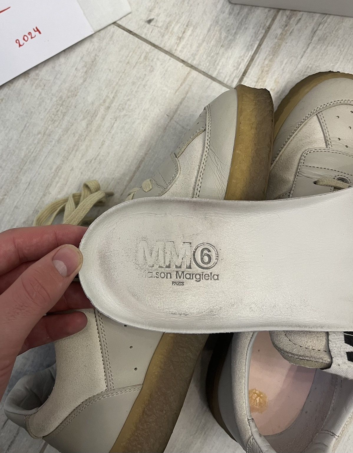 Maison Margiela × Vintage Maison Margiela MM6 6 court sneakers Size US 8 / EU 41 - 6 Thumbnail