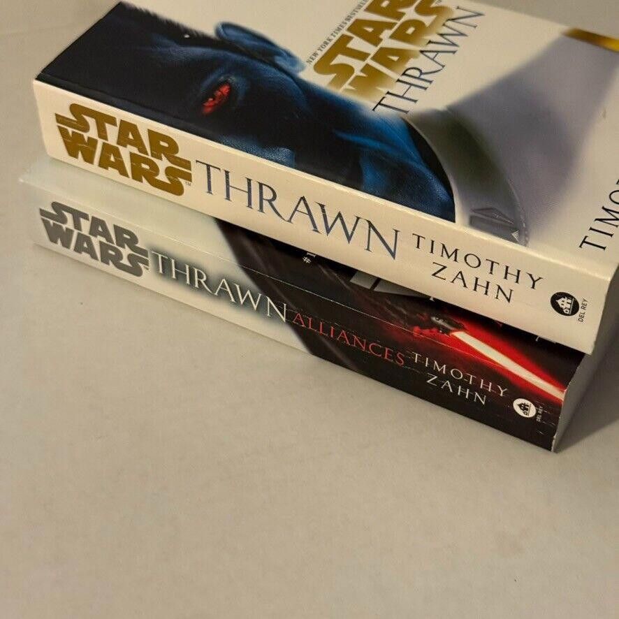 Designer Lot of 2 Star Wars Thrawn Books Rare First Printing MME Zahn Size ONE SIZE - 5 Thumbnail