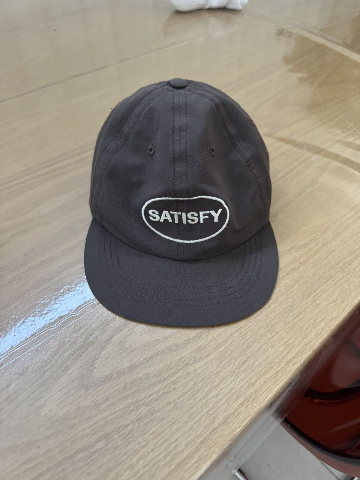 Our Legacy × Satisfy Peaceshell Sherpa Hat - Oil Green | Grailed