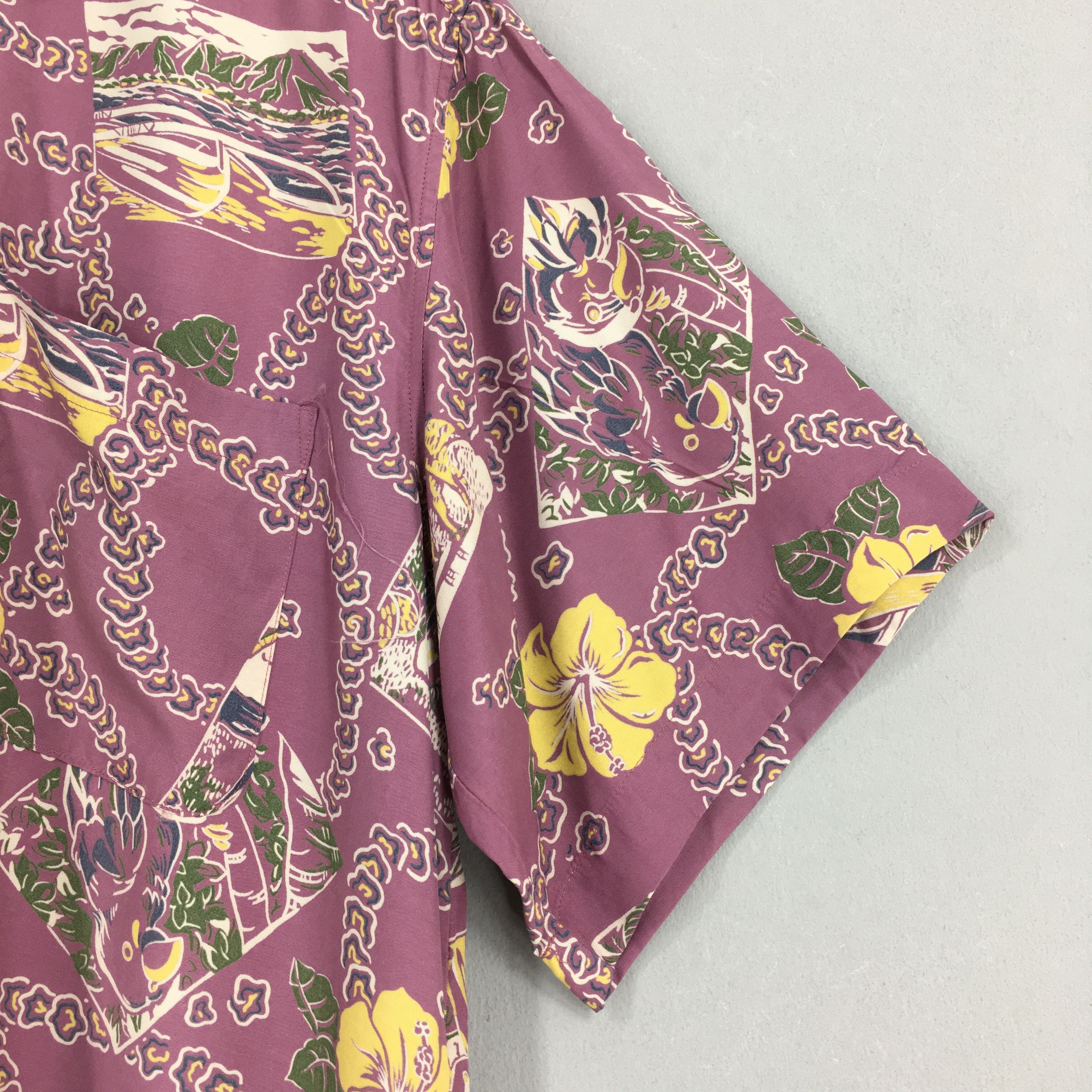 Life's a Beach Vintage Glove House Hawaiian Hibiscus Shirt Medium Size US M / EU 48-50 / 2 - 4 Thumbnail