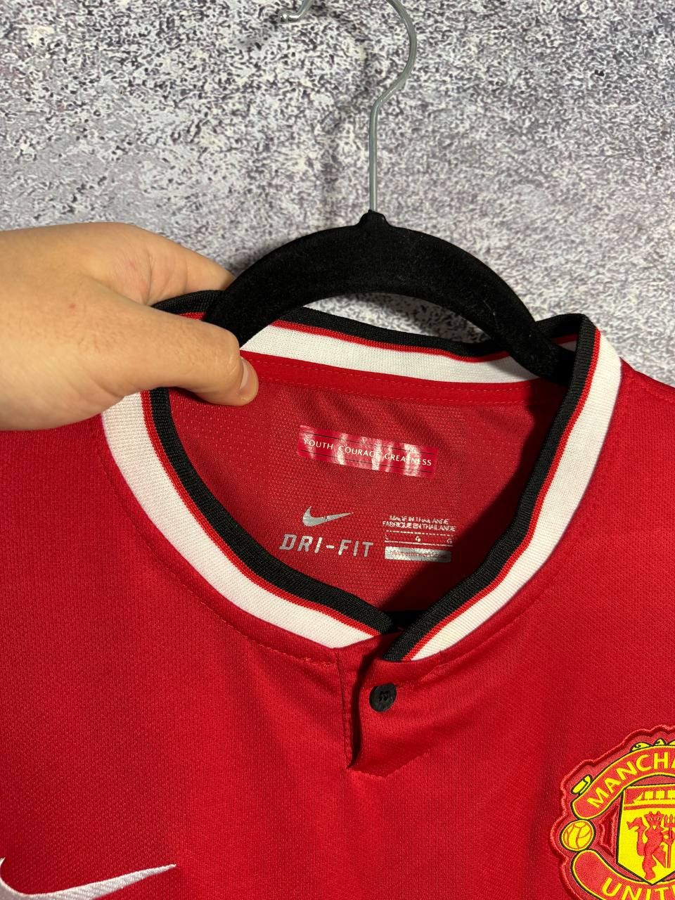 Nike DI MARIA Manchester United 2014/15 Nike Soccer Jersey Size US L / EU 52-54 / 3 - 9 Thumbnail