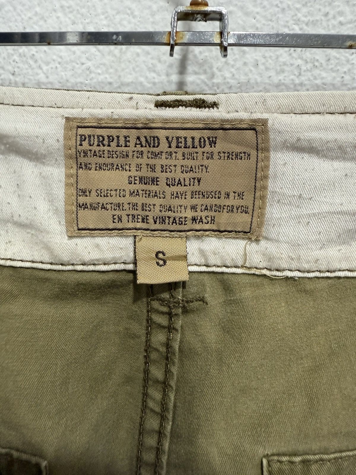 Japanese Brand Japan Brand Purple & Yellow Cargo Tactical Style, Size US 32 / EU 48 - 6 Thumbnail