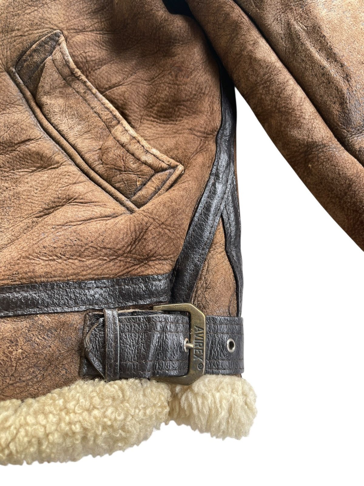 Avirex Avirex Type B-3 Sheepskin Shearling Jacket (size 38) Size US M / EU 48-50 / 2 - 18 Thumbnail