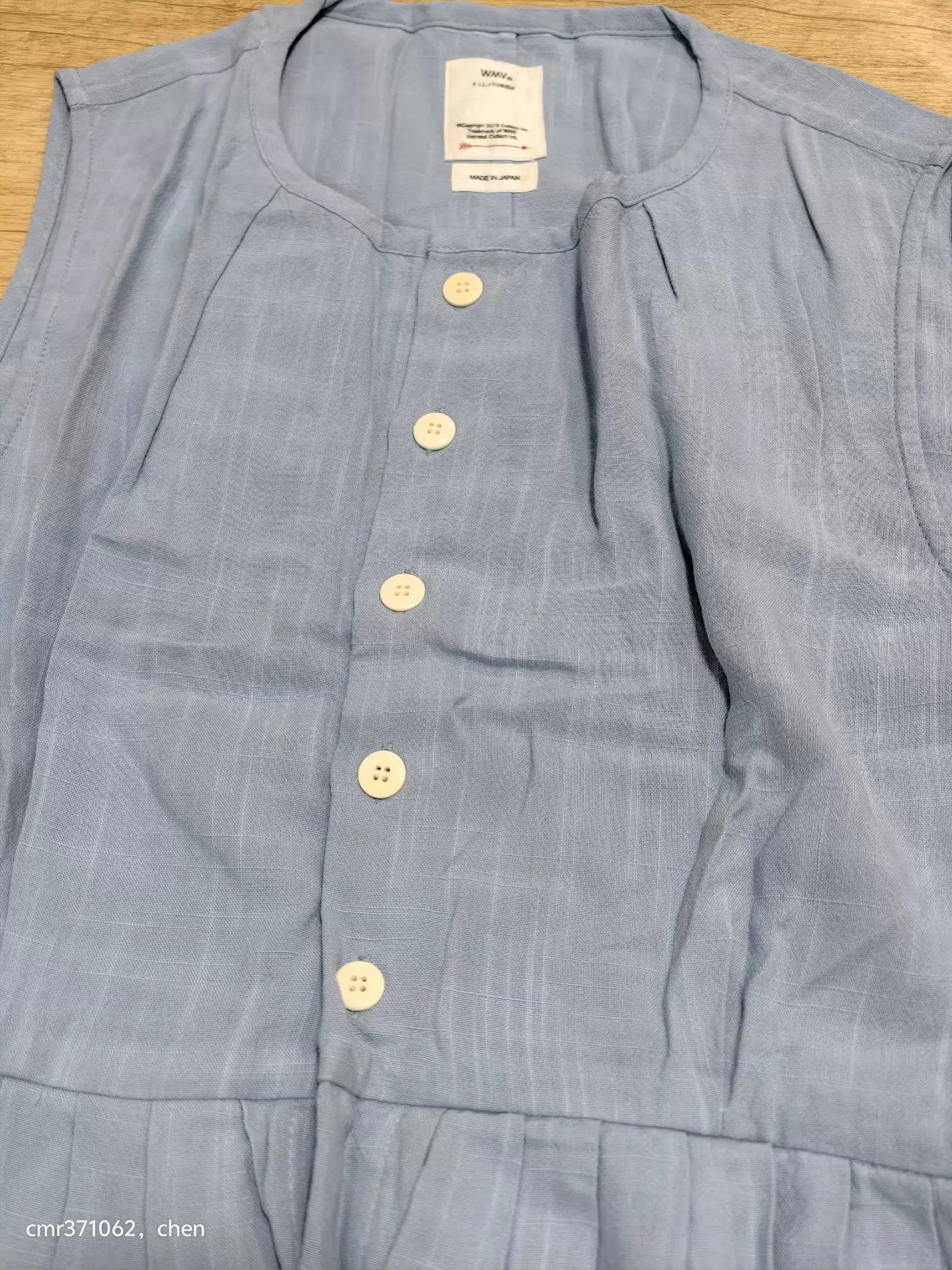 Visvim VISVIM 19SS PIPA SLEELESS DRESS lt blue 00 Rare Size XXS / US 00 / IT 34 - 2 Thumbnail