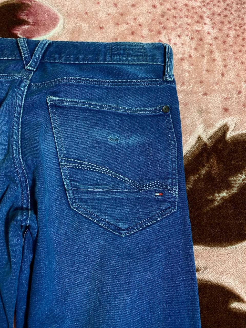 Tommy Hilfiger Crazy Crash Tommy Hilfiger Dirty Baggy Faded Distressed Jean Size US 33 - 18 Thumbnail