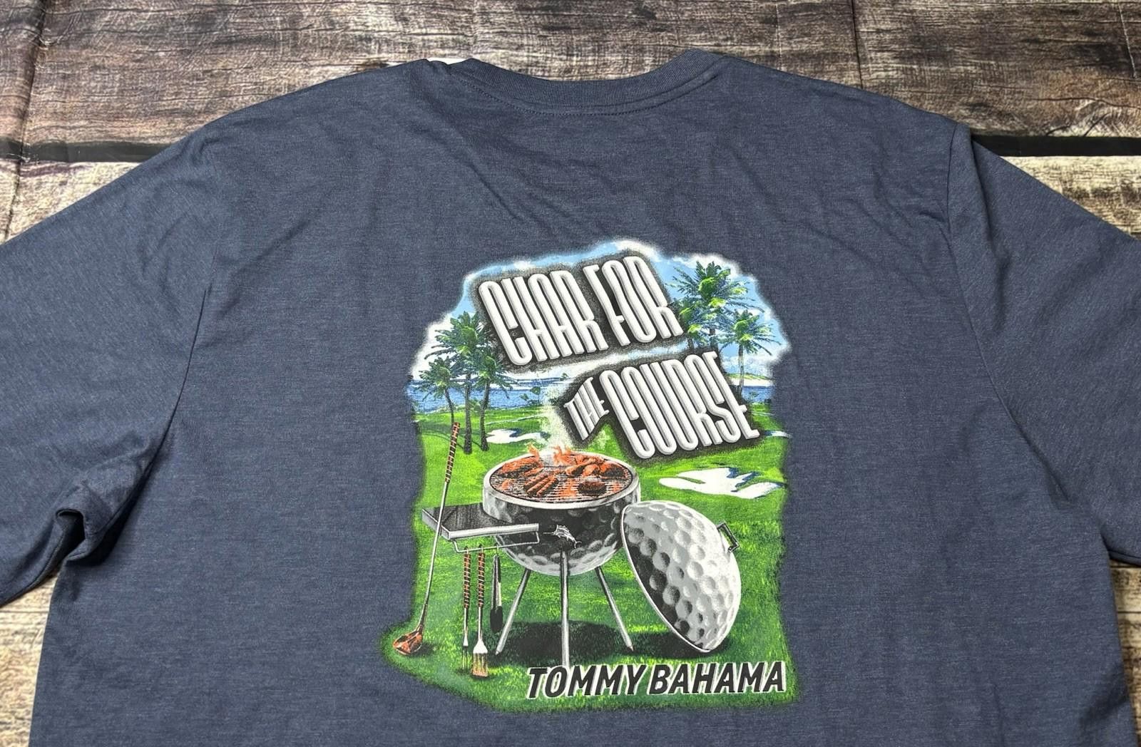 Tommy Bahama Tommy Bahama T-Shirt Mens Large Char For The Course $60 Size US S / EU 44-46 / 1 - 7 Thumbnail