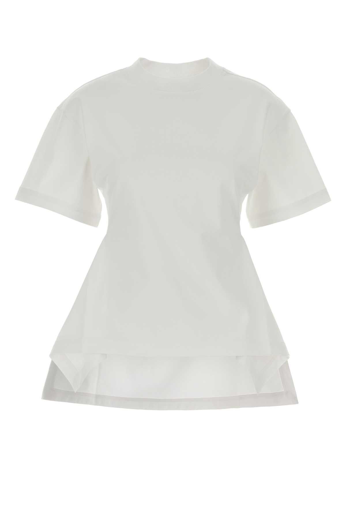 Alaia White Cotton T-Shirt Size XS / US 0-2 / IT 36-38 - 1 Thumbnail