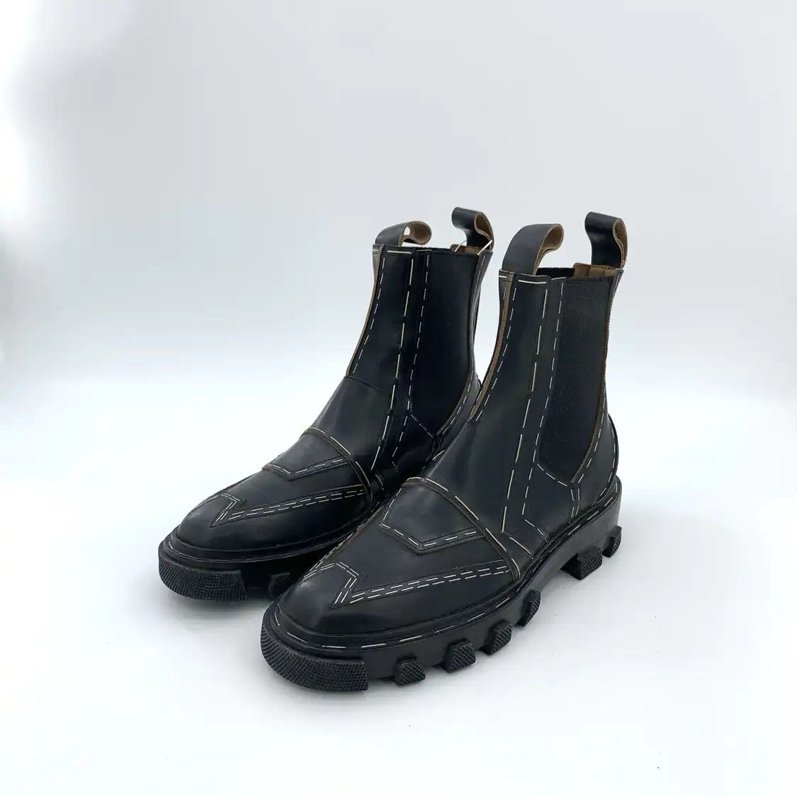 Balenciaga Vintage Balenciaga Ceinture Black Leather biker boots