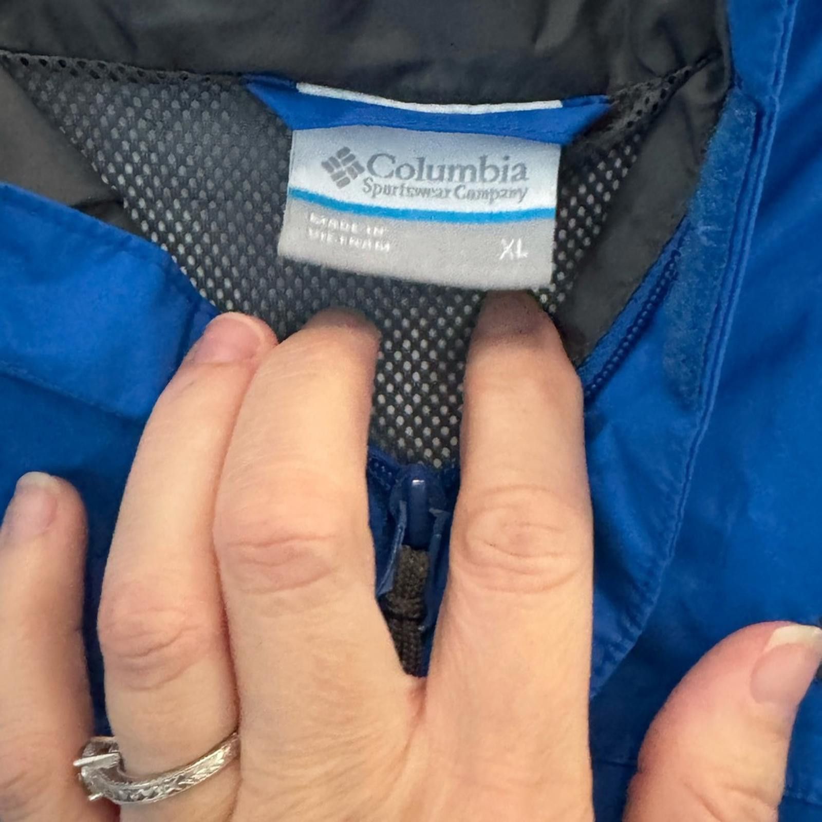 Columbia Columbia Men's XL Blue Rain Jacket Size US XL / EU 56 / 4 - 3 Thumbnail