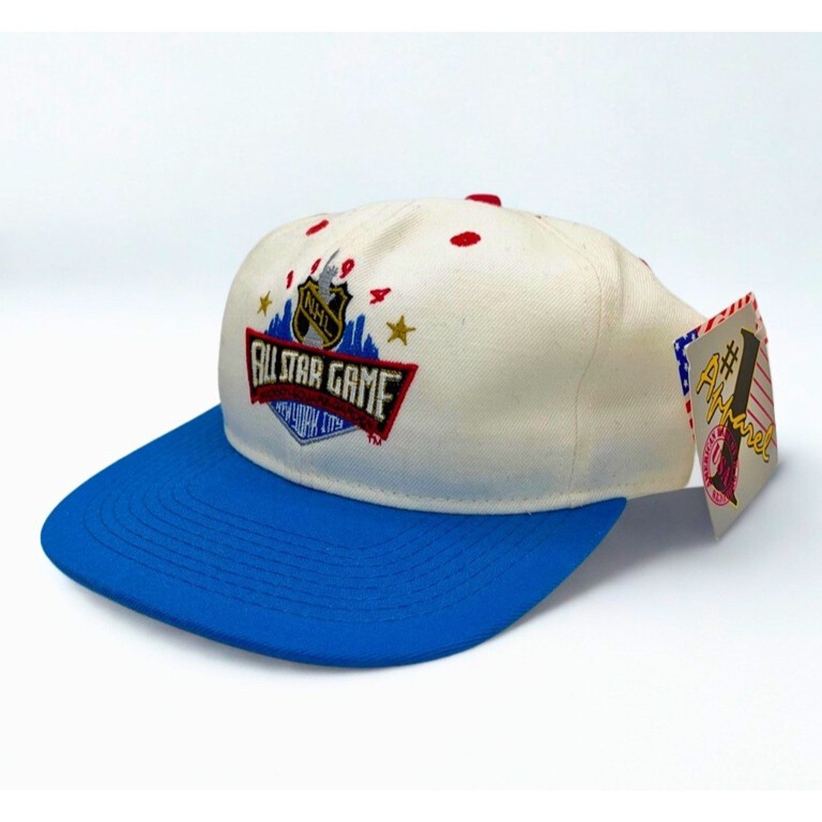 NHL New York Rangers #1 Apparel 1994 NHL All Star Game Snapback Size ONE SIZE - 6 Thumbnail
