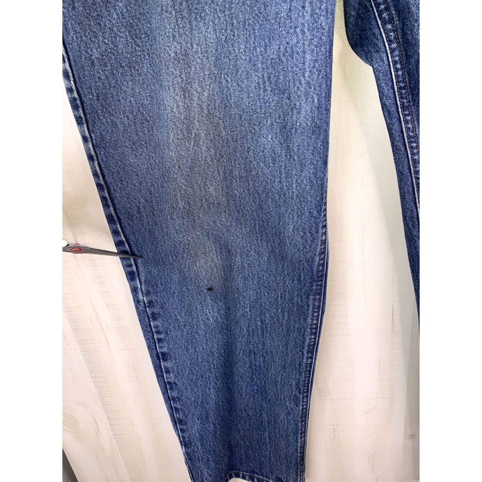 Carhartt Carhartt FR Jeans Mens Denim Straight Leg 40x32 11196 Blue Cotton Denim Fire Resistant Work Jeans Regular Mens Size US 40 / EU 56 - 4 Thumbnail