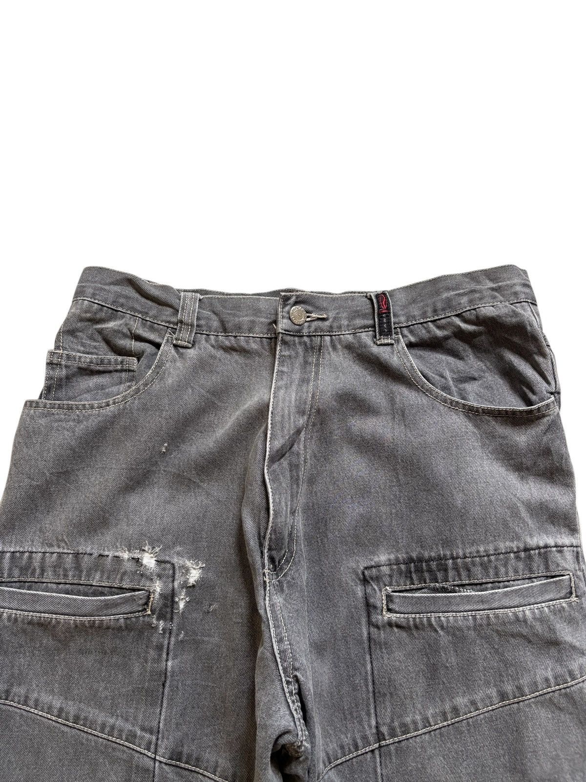 Vans Vintage Vans Painted Tactical Distressed Skate Baggy Jeans Size US 31 - 4 Thumbnail