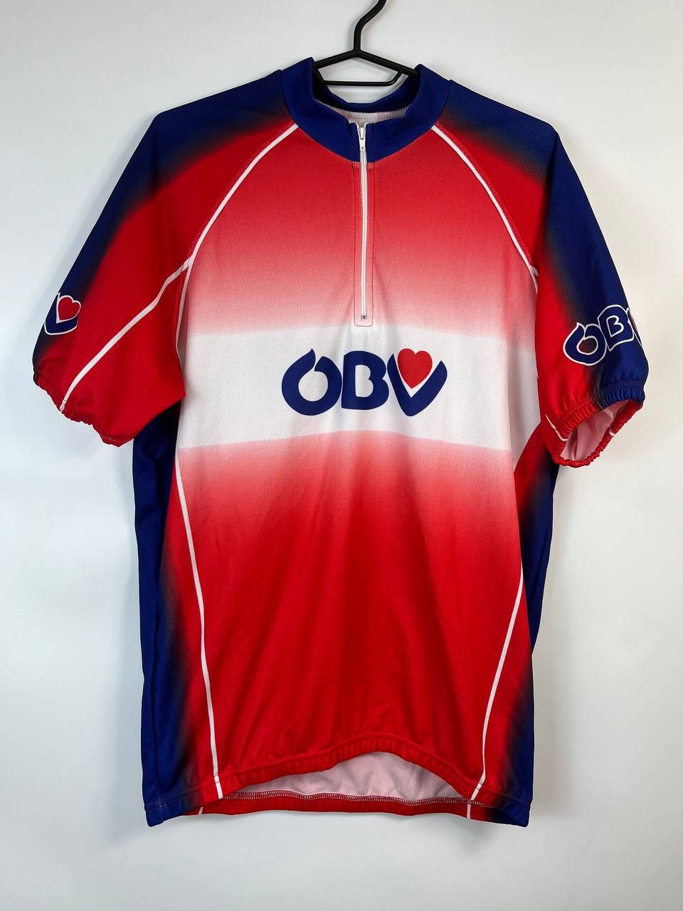 Gear for Sports OBV AUSTRIA CYCLING JERSEY TRO VINTAGE BIKE SHIRT SIZE L Size US L / EU 52-54 / 3 - 1 Thumbnail