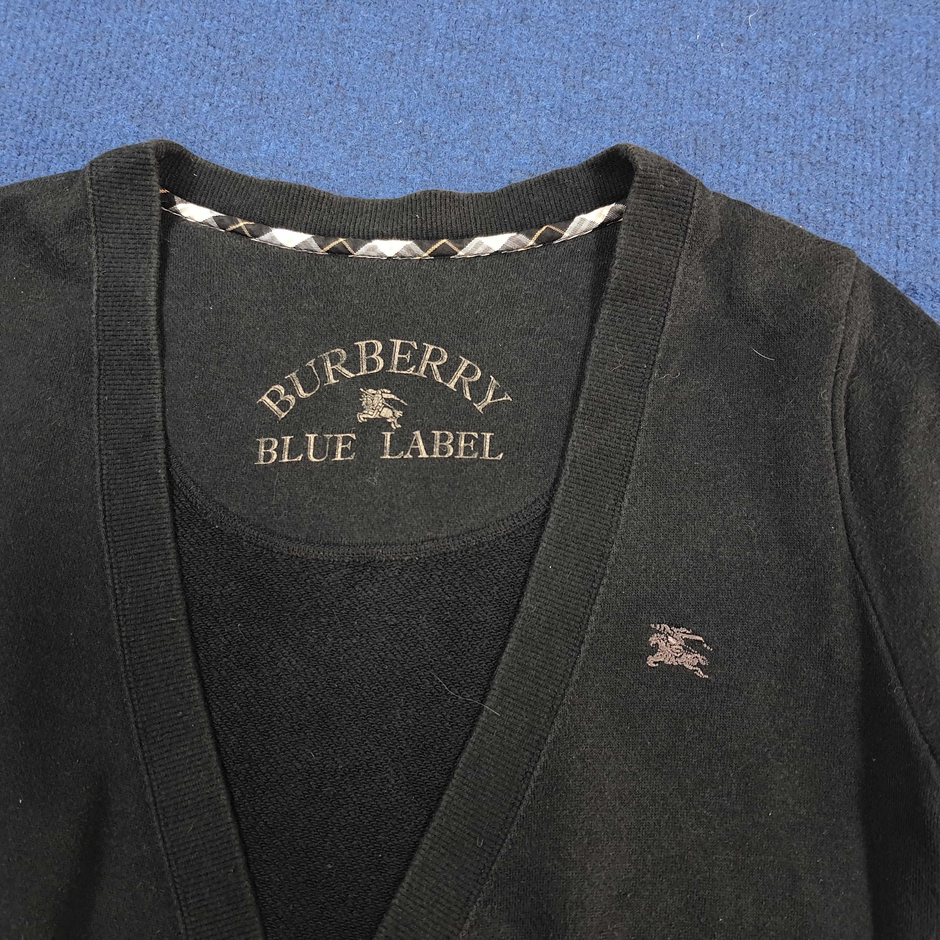 Burberry Vintage Burberry Blue Label Custom Logo Cardigan C302N22 Size XS / US 0-2 / IT 36-38 - 5 Thumbnail