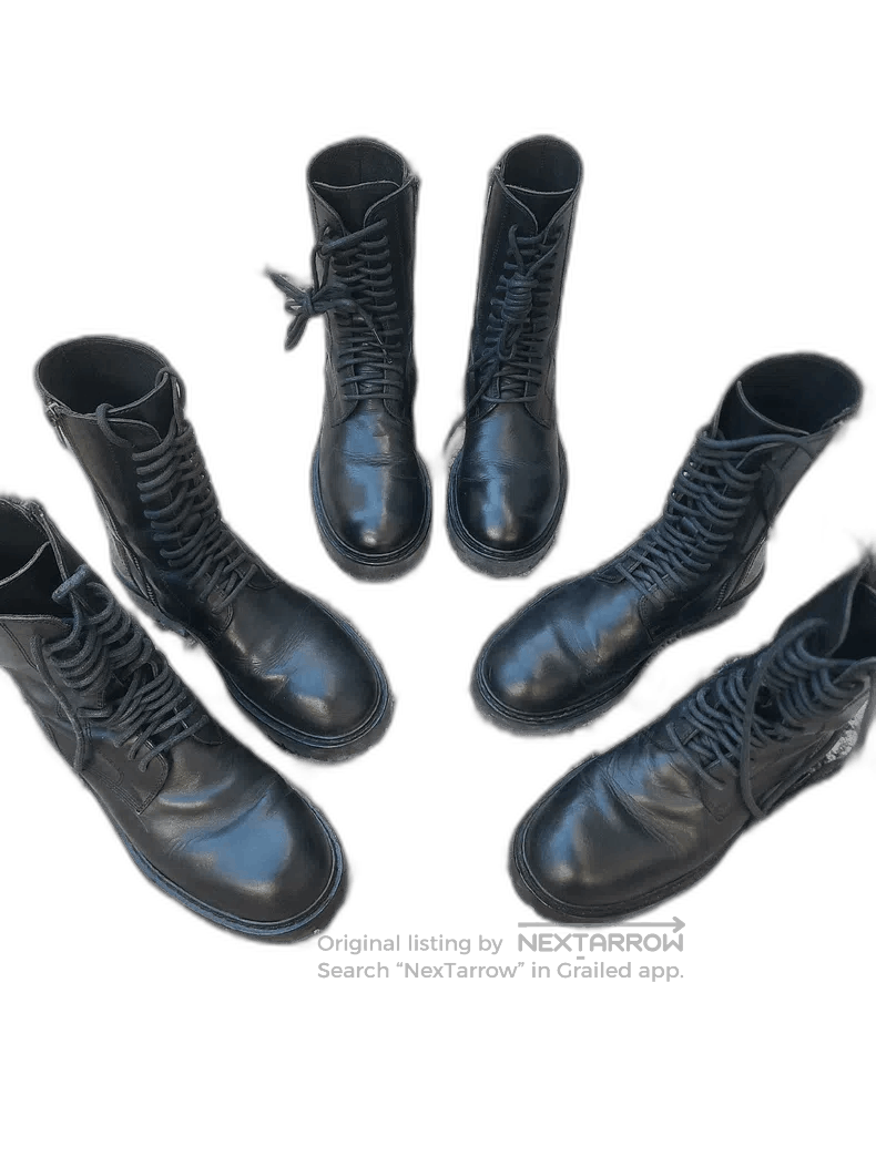 Ann Demeulemeester Ann Demeulemeester Women's Lace-Up Boots. Size US 7 / IT 37 - 1 Thumbnail