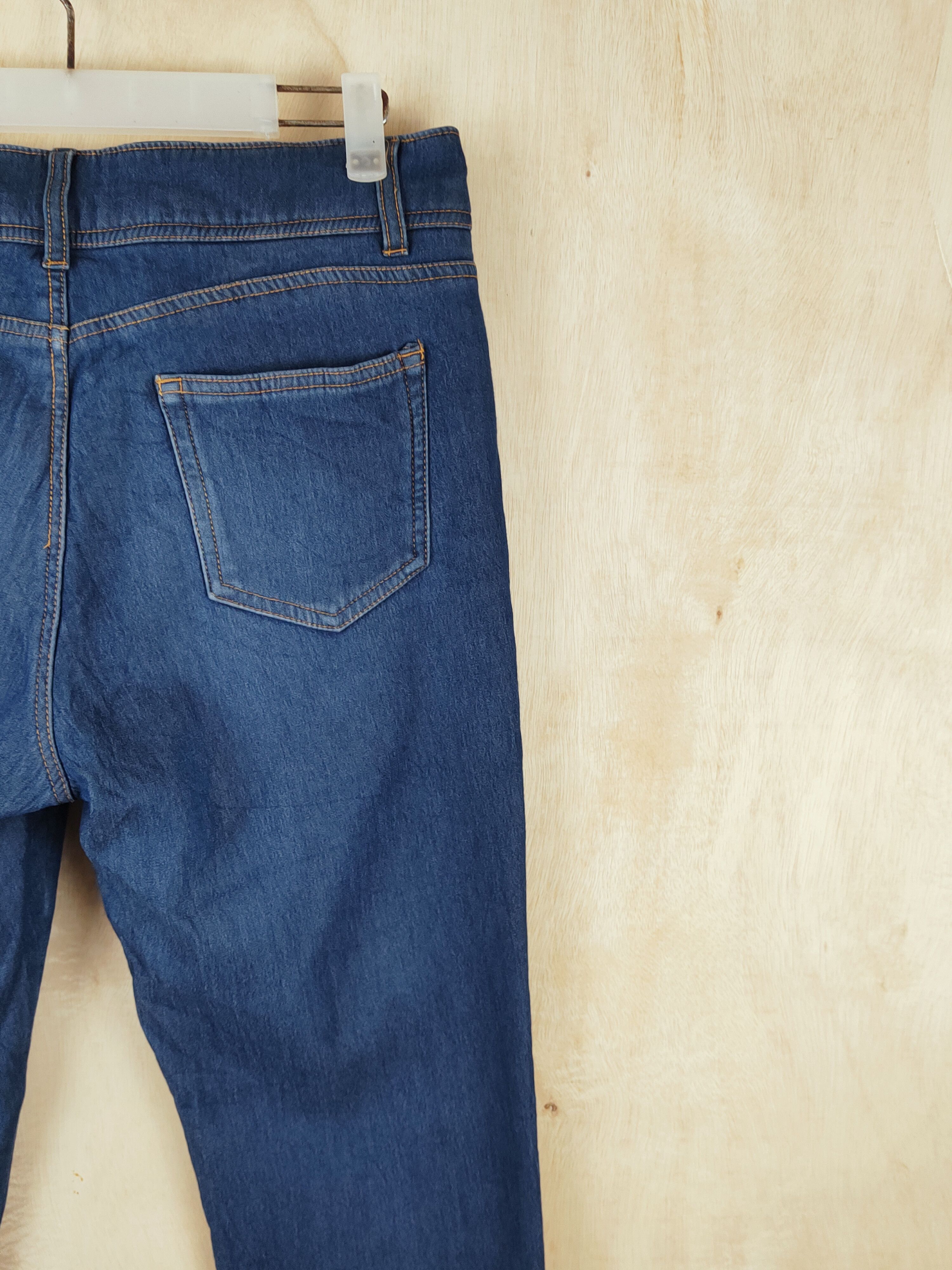 Japanese Brand Japanese Brand Blue Distressed Ripped Soft Jeans #S2502 Size 30" / US 8 / IT 44 - 10 Thumbnail